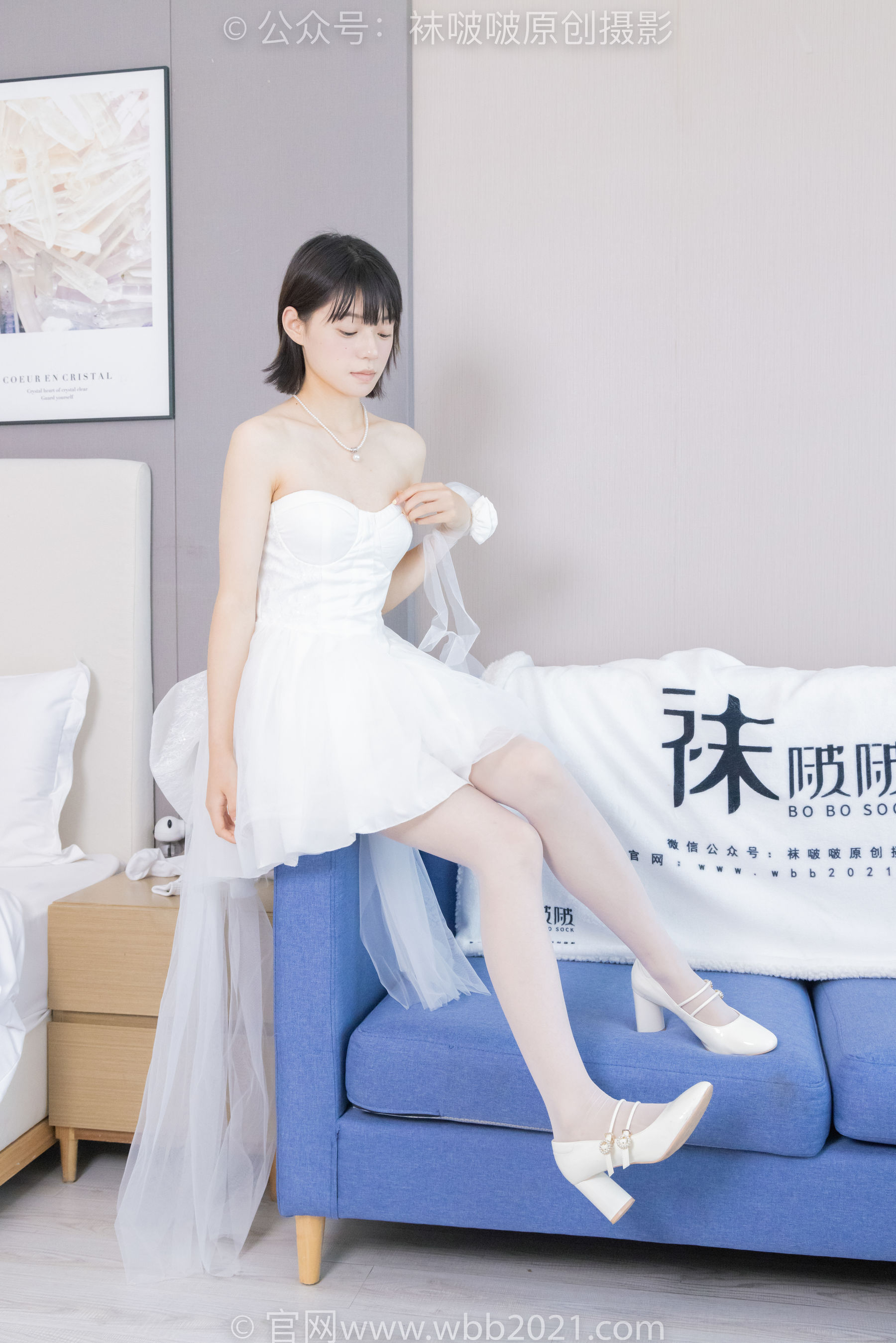 BoBoSocks袜啵啵 No.443 糯米 -高跟鞋、白丝、裸足/(139P)