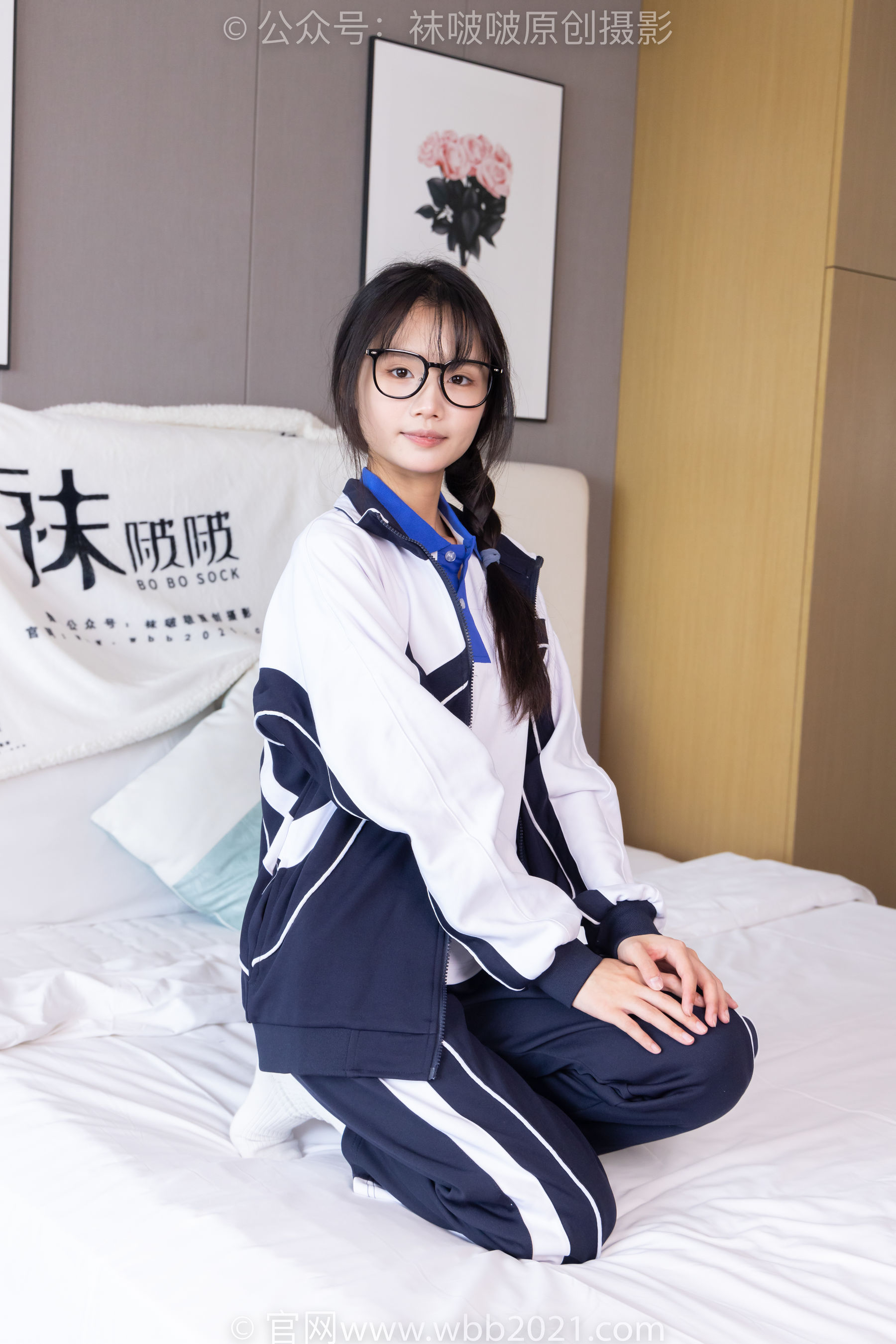 BoBoSocks袜啵啵 No.456 甜甜圈 -运动鞋、白棉袜、裸足、校服/(150P)