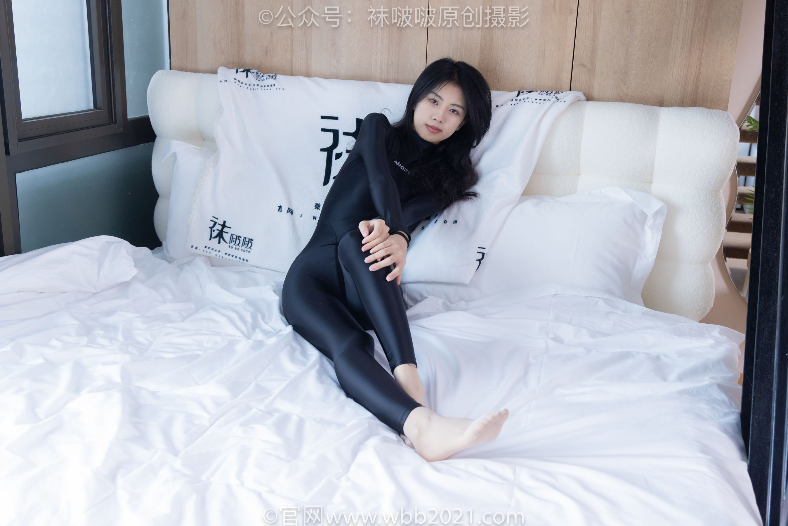 BoBoSocks袜啵啵 No.448 奶油 高跟长靴、肉丝、连体泳衣裤里丝/(209P)
