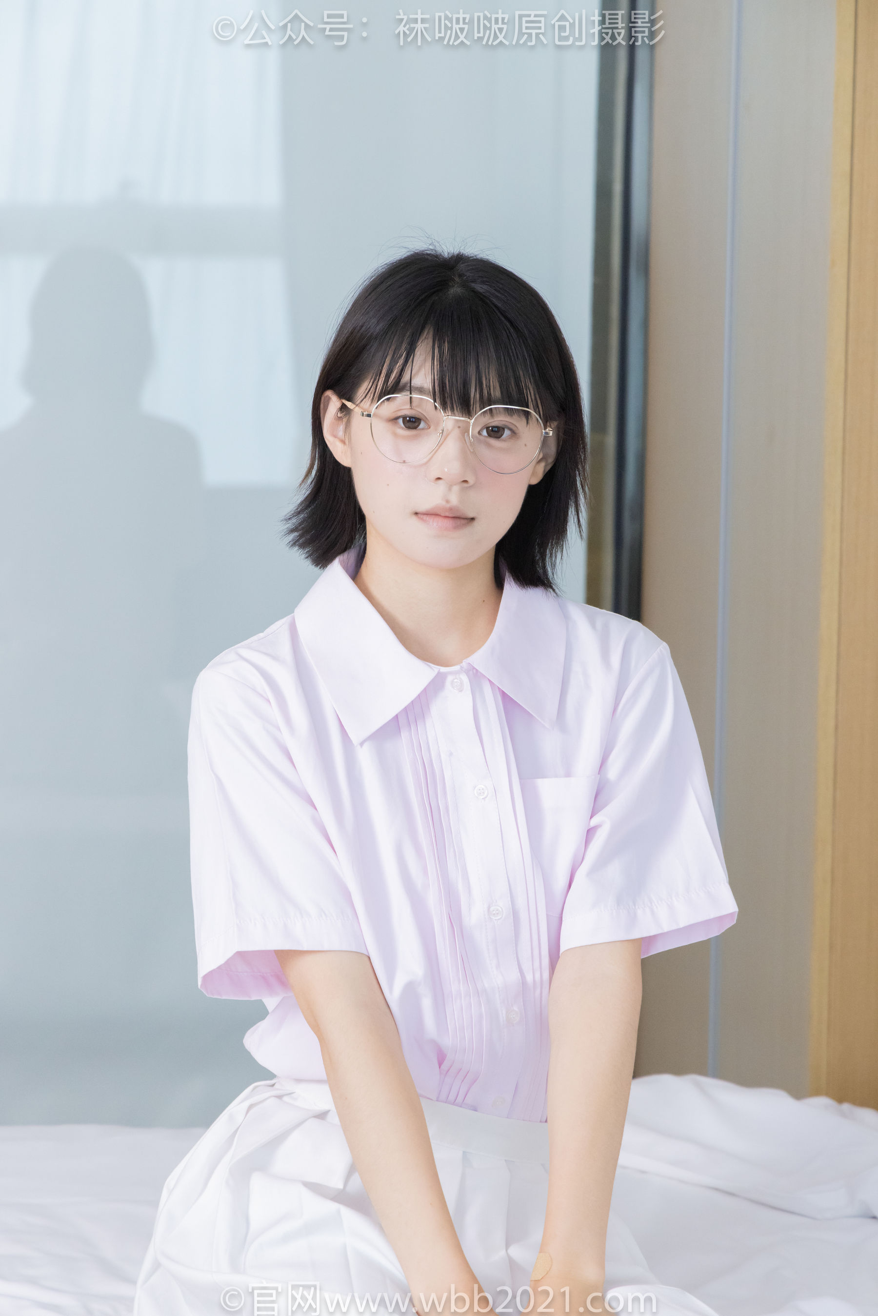 BoBoSocks袜啵啵 No.449 糯米 运动鞋、白棉袜、黑丝/(148P)