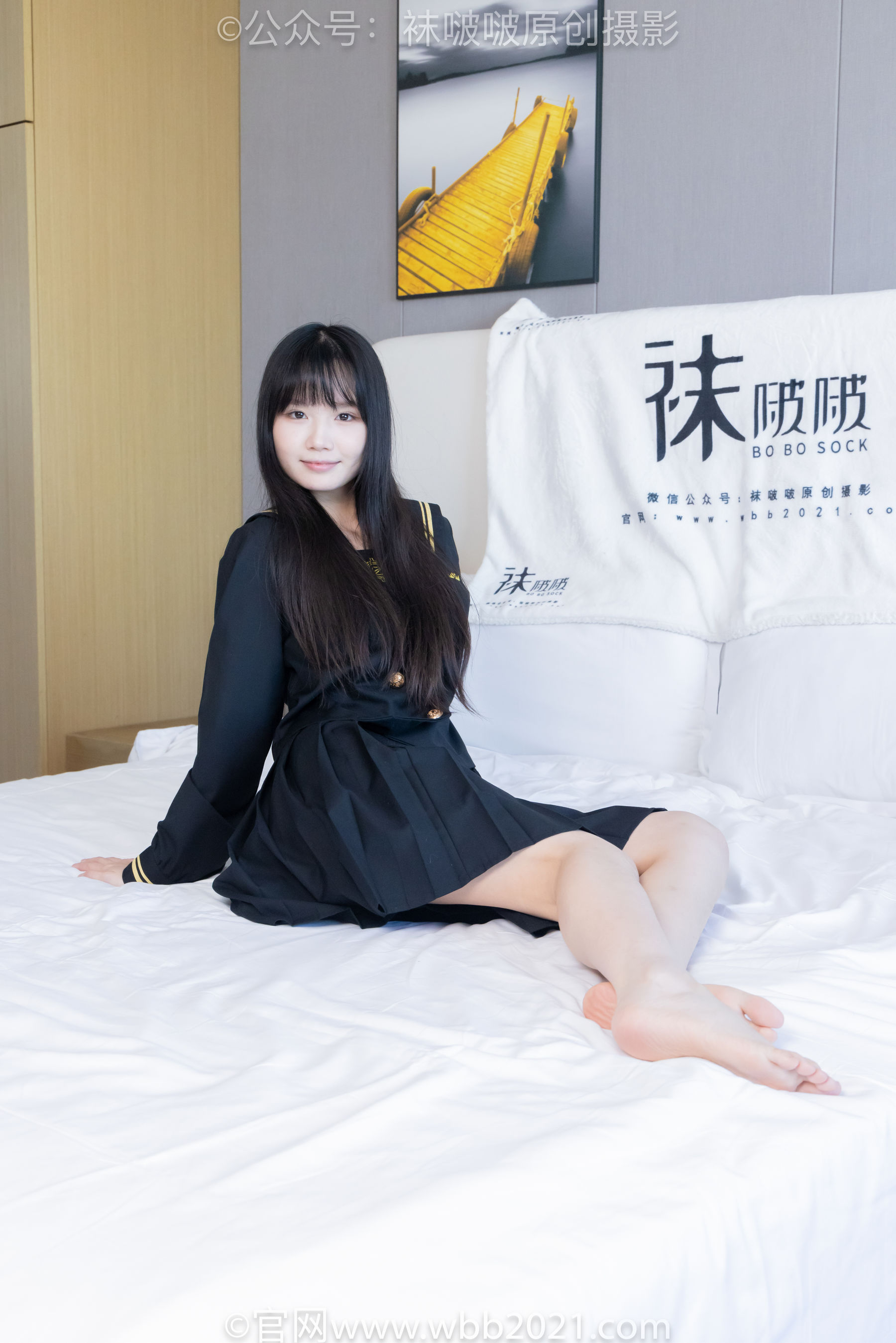 BoBoSocks袜啵啵 No.450 甜甜圈 皮鞋、白丝、裸足、裸足印泥踩脚印剧情/(142P)