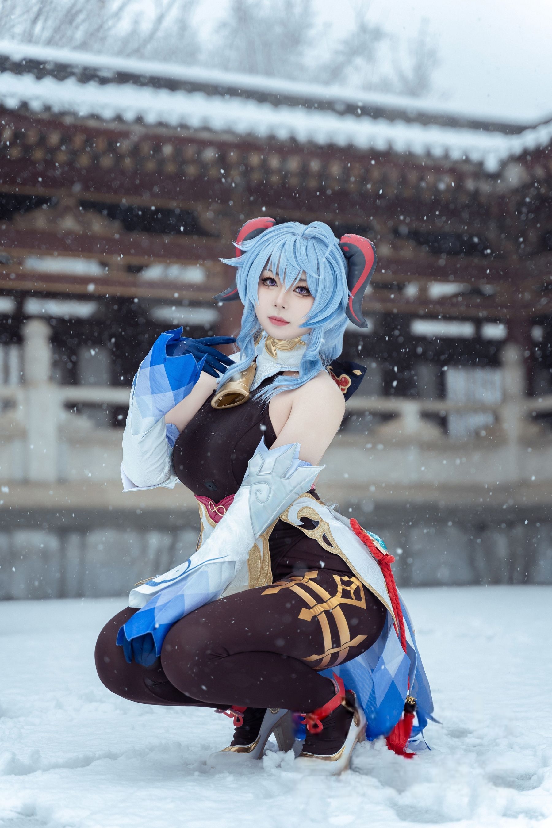 虎森森 - 原神 甘雨 雪景/(42P)