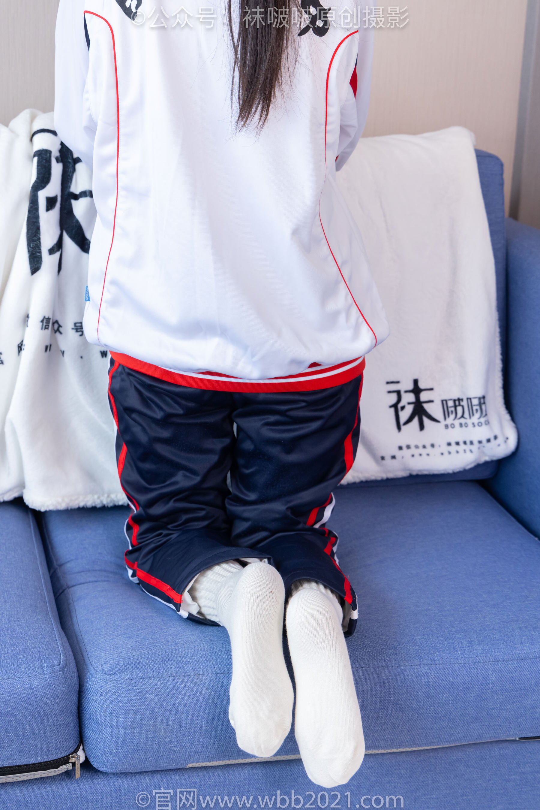 BoBoSocks袜啵啵 No.458 甜甜圈 -板鞋、白棉袜、肉丝、校服裤里丝/(150P)
