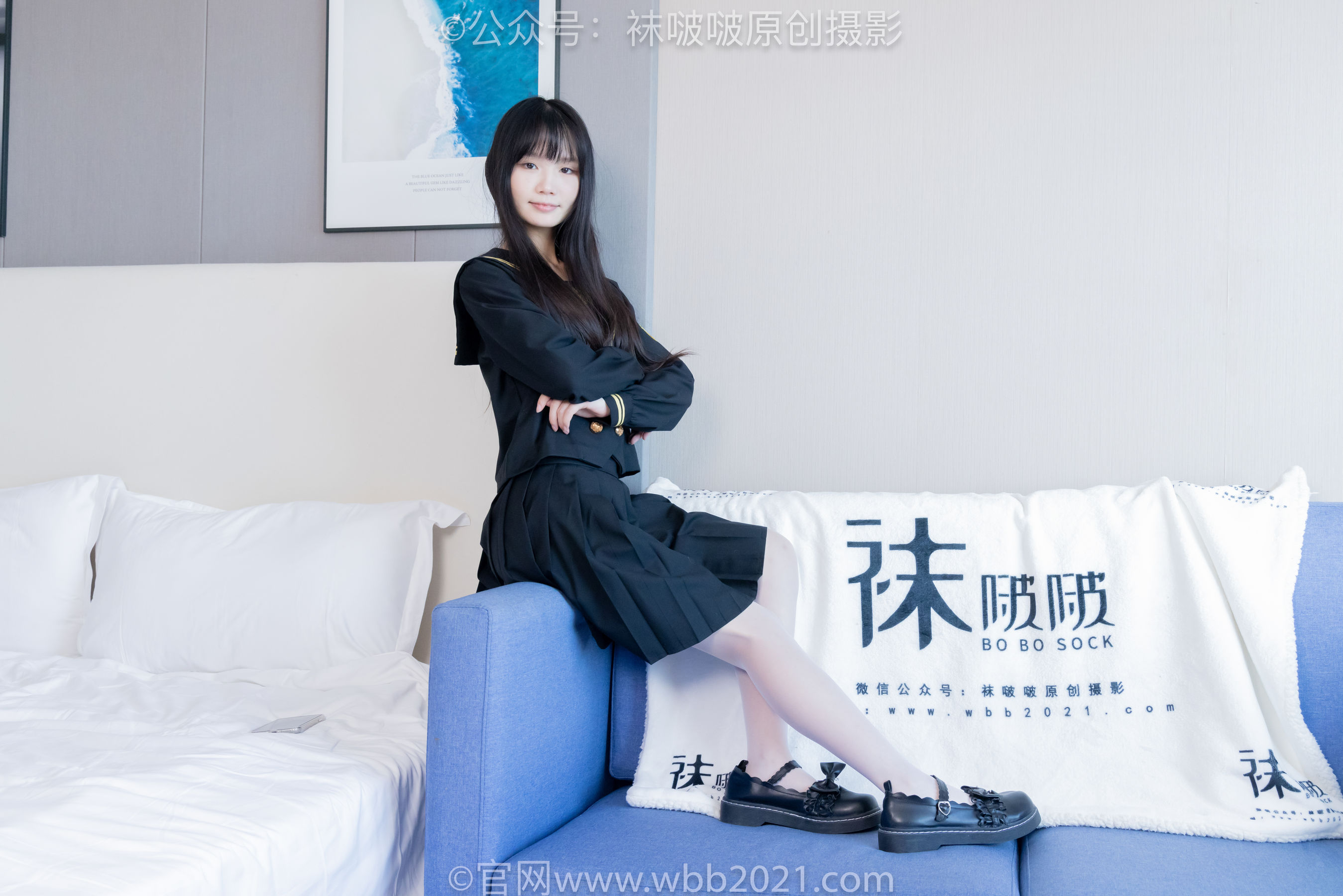 BoBoSocks袜啵啵 No.450 甜甜圈 皮鞋、白丝、裸足、裸足印泥踩脚印剧情/(142P)