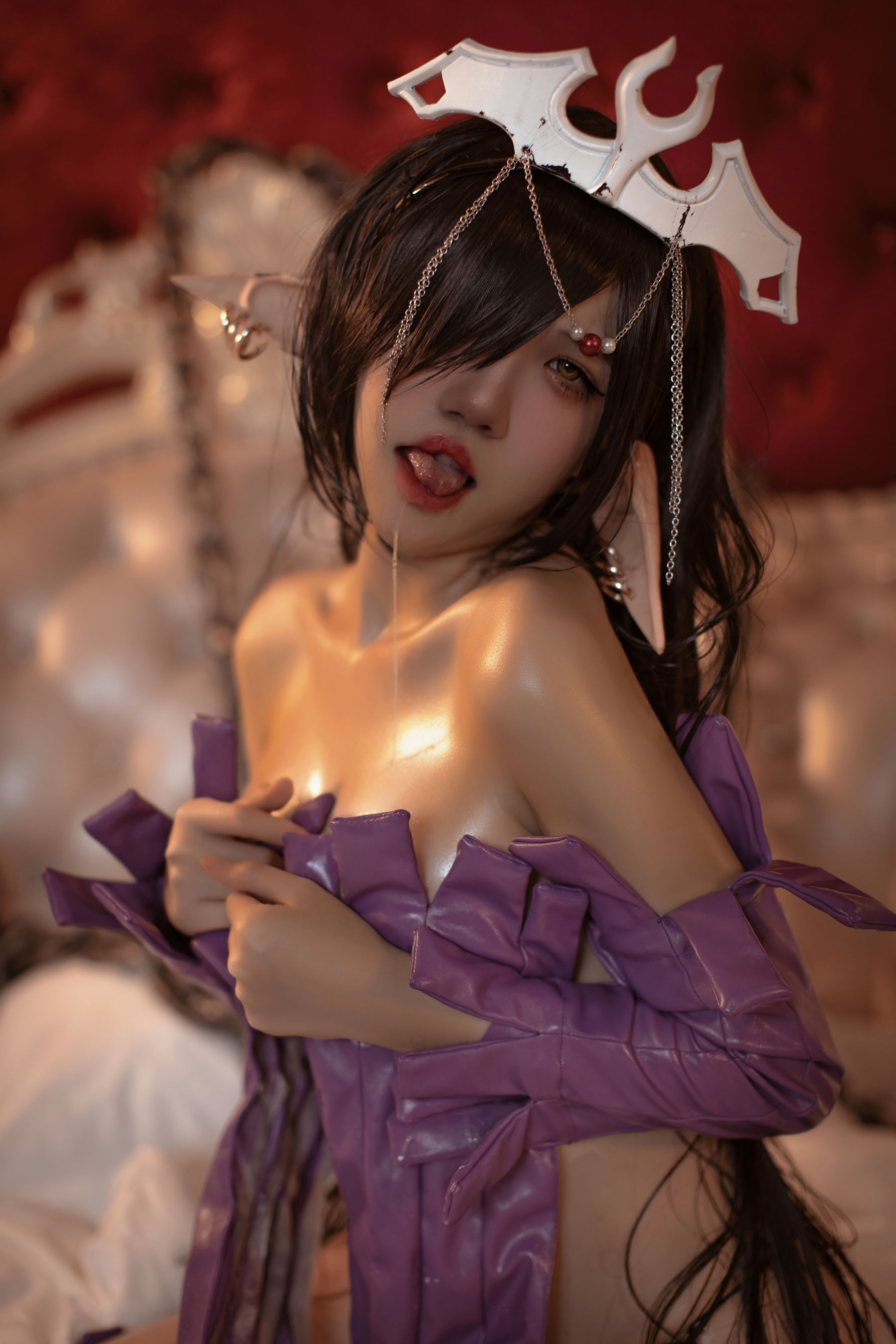 鬼马少女 阿薰kaOri - 黑獣 黑精灵女王奥利卡/(80P)