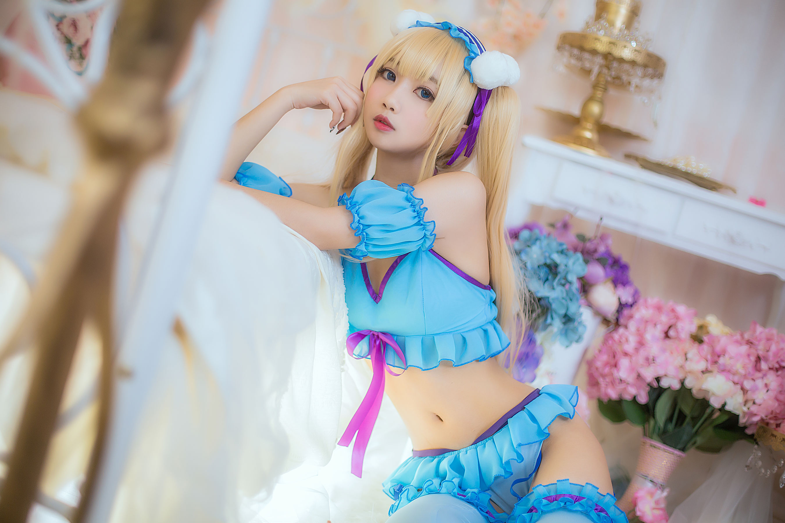 白嫩美少女 鬼畜瑶 - 睡衣/(14P)