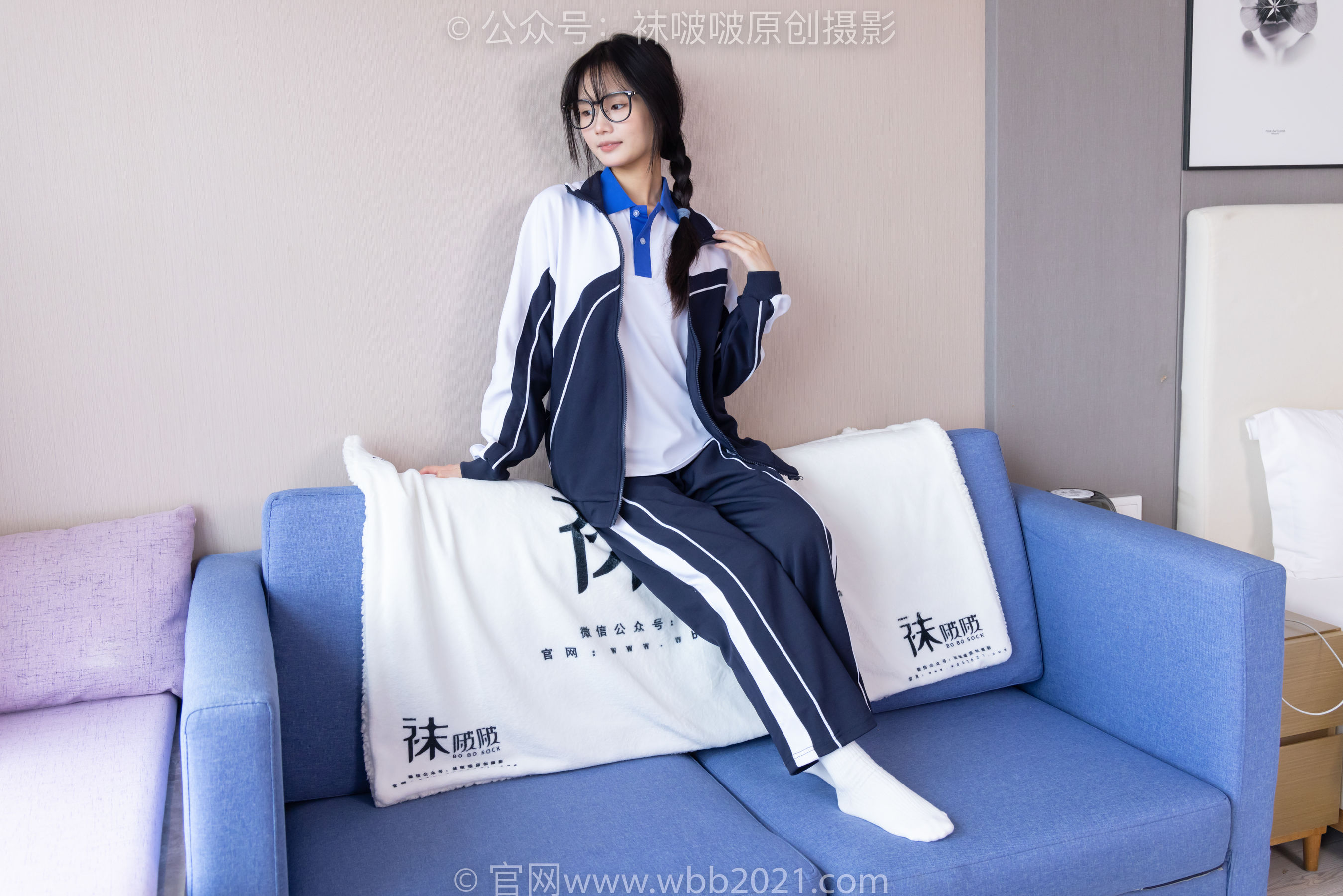 BoBoSocks袜啵啵 No.456 甜甜圈 -运动鞋、白棉袜、裸足、校服/(150P)