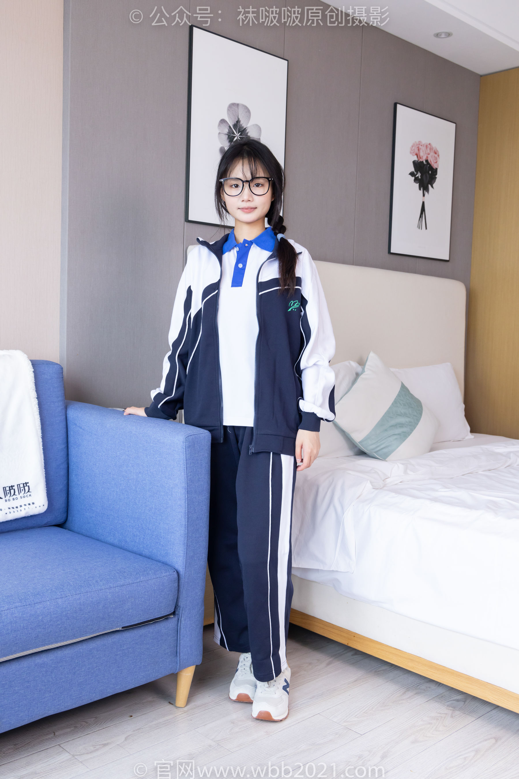 BoBoSocks袜啵啵 No.456 甜甜圈 -运动鞋、白棉袜、裸足、校服/(150P)