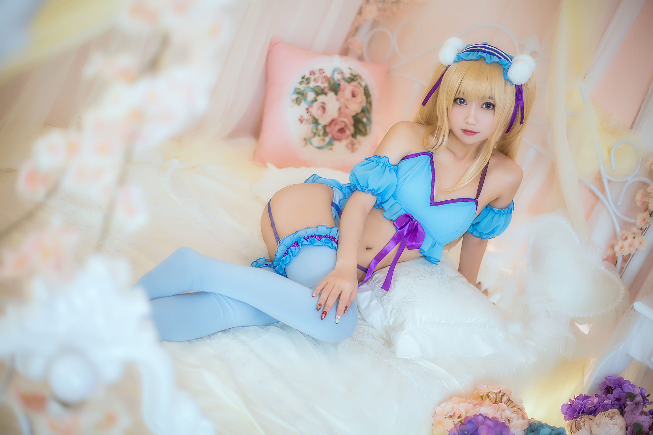 白嫩美少女 鬼畜瑶 - 睡衣/(14P)