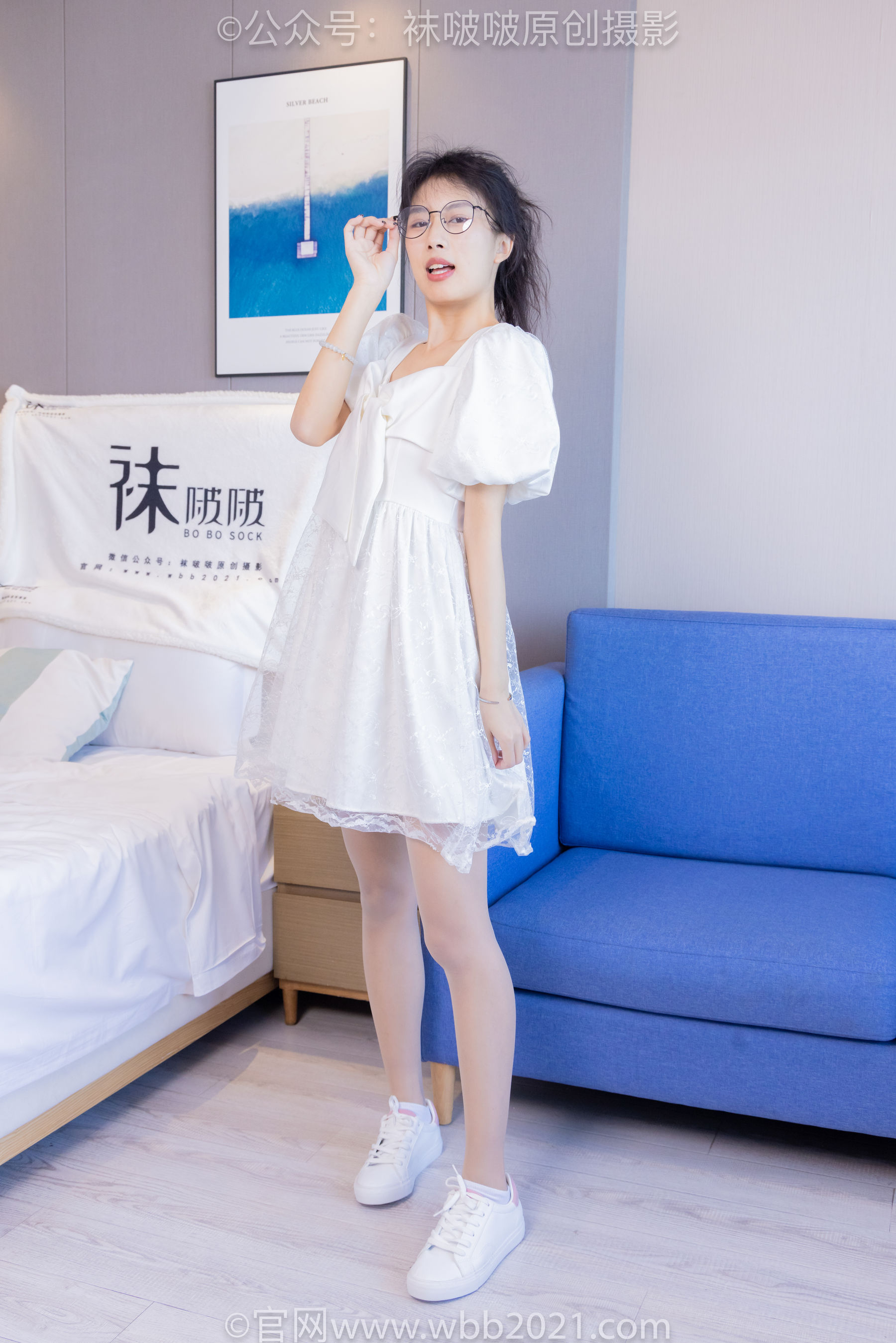 BoBoSocks袜啵啵 No.452 奶油 -平底鞋、帆布鞋、白棉袜、厚白丝、肉丝/(228P)