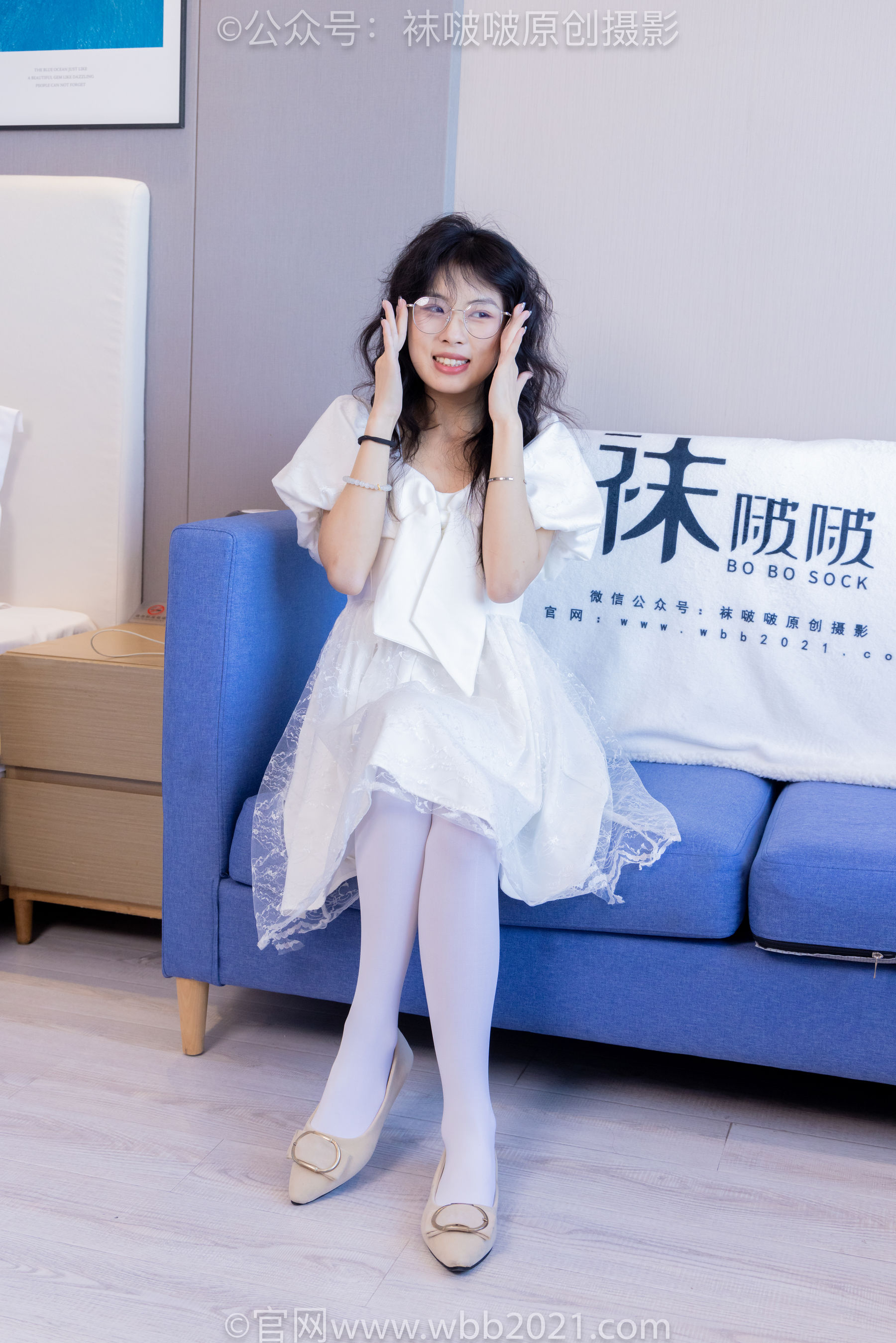 BoBoSocks袜啵啵 No.452 奶油 -平底鞋、帆布鞋、白棉袜、厚白丝、肉丝/(228P)