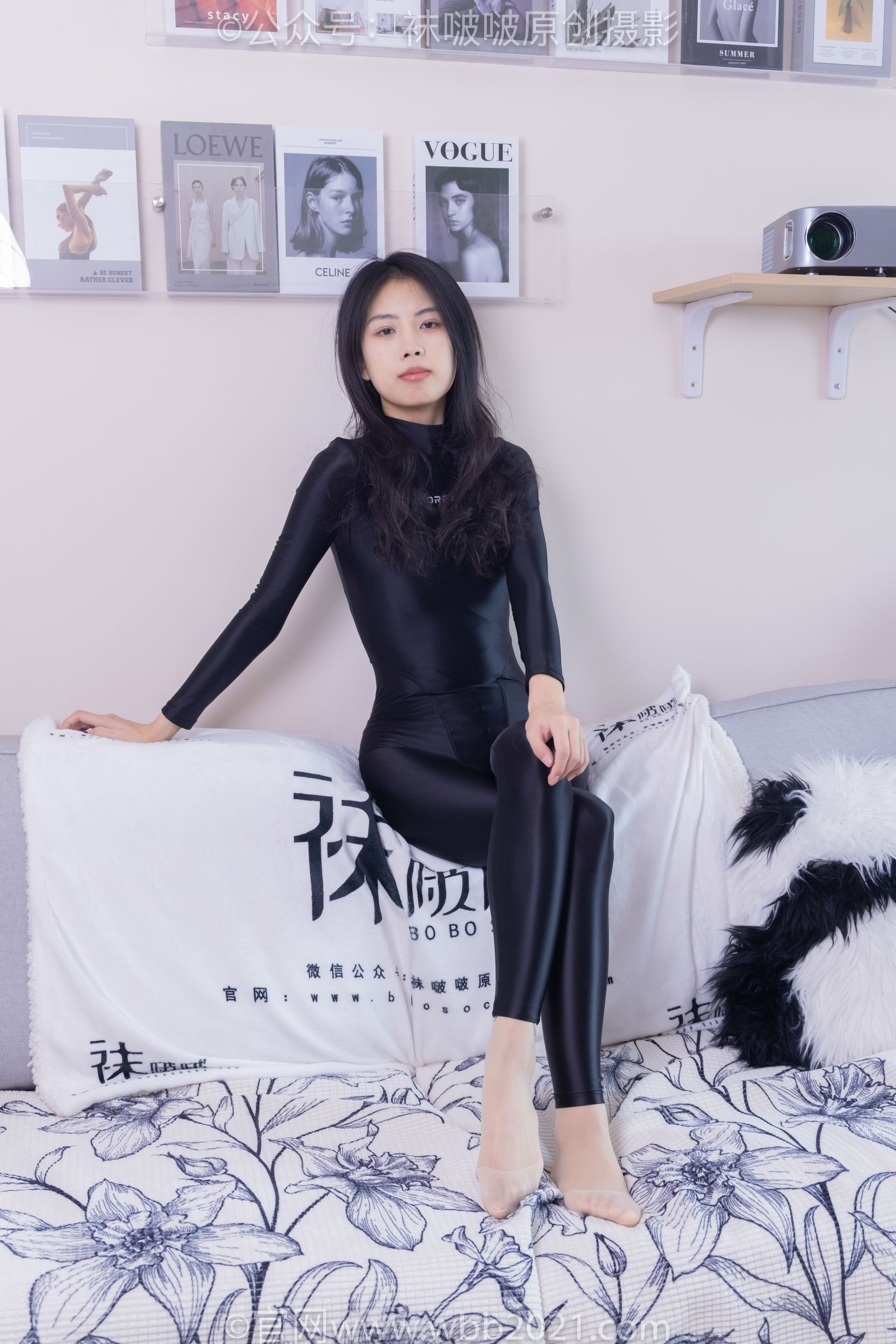 BoBoSocks袜啵啵 No.448 奶油 高跟长靴、肉丝、连体泳衣裤里丝/(209P)