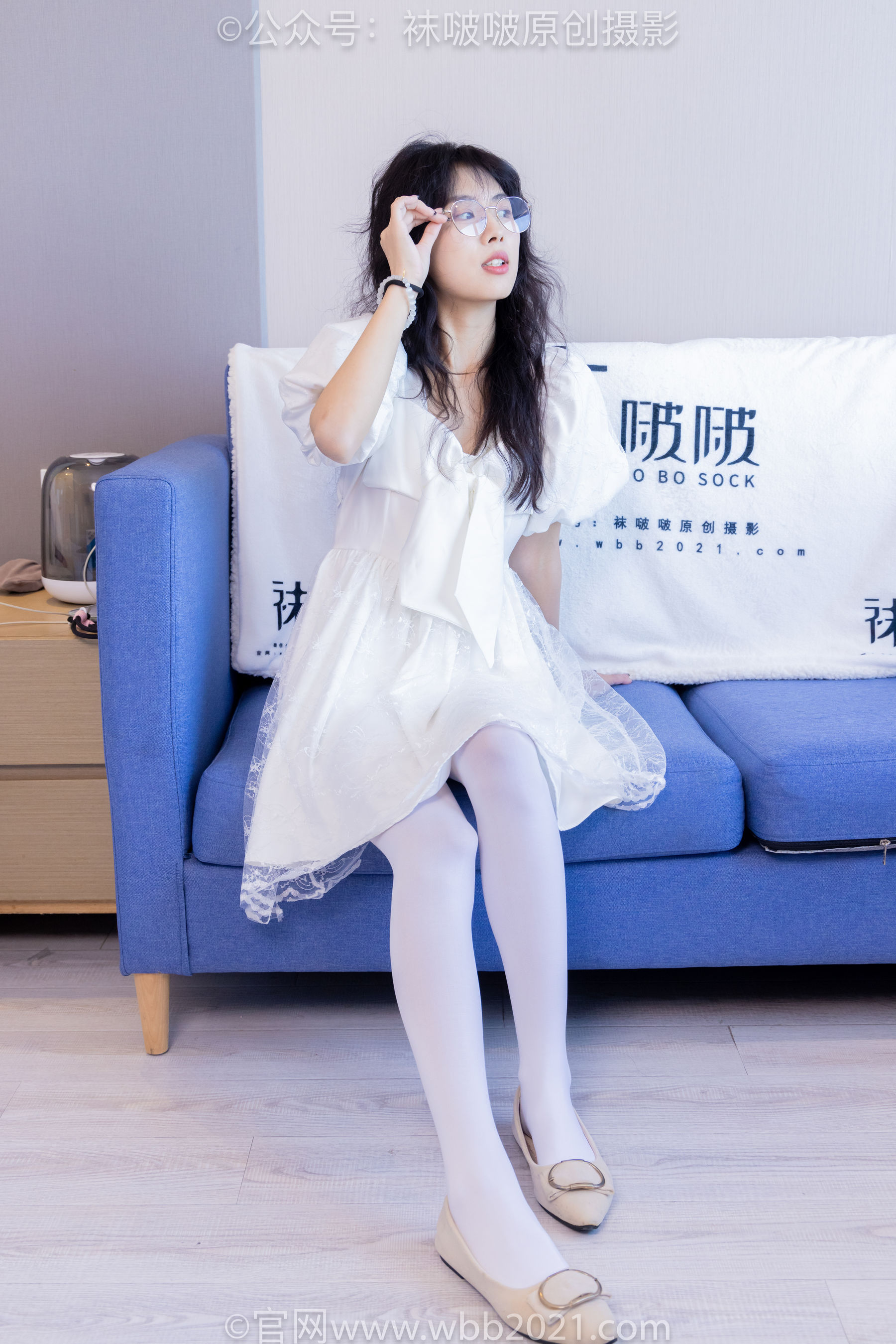 BoBoSocks袜啵啵 No.452 奶油 -平底鞋、帆布鞋、白棉袜、厚白丝、肉丝/(228P)