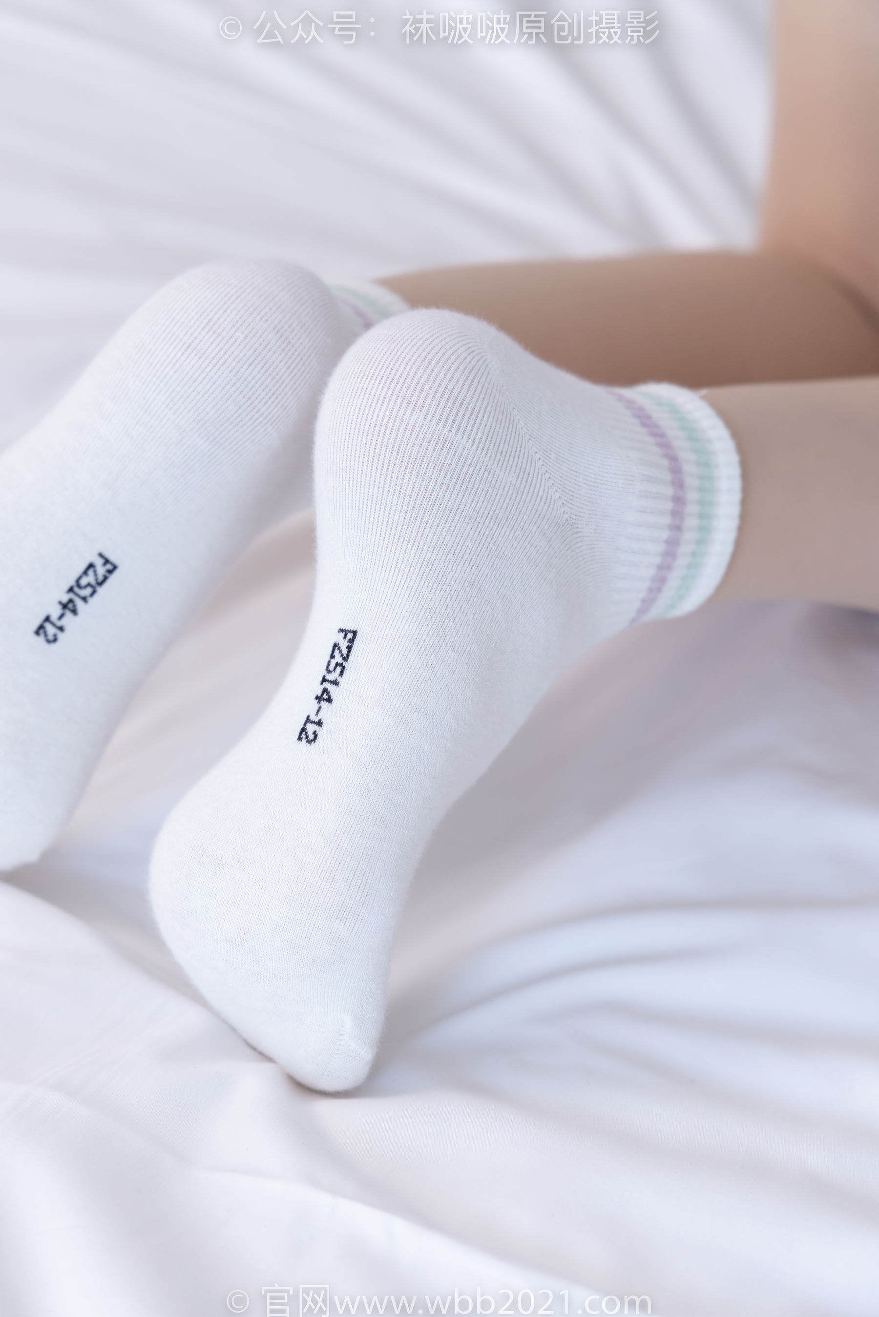 BoBoSocks袜啵啵 No.454 稚予 -白棉袜、肉丝、板鞋/(150P)