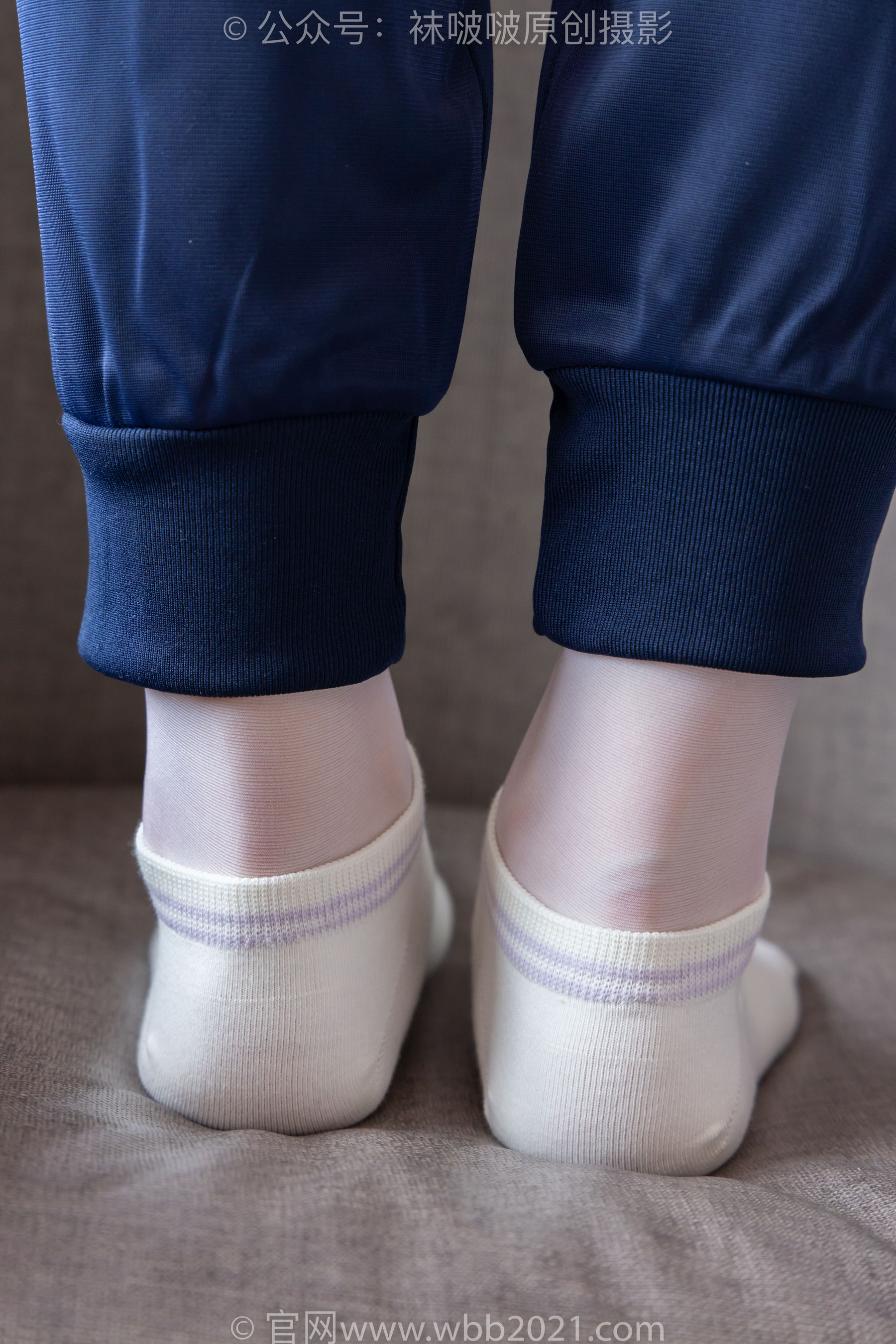 BoBoSocks袜啵啵 No.446 甜甜圈 板鞋、白棉袜、白丝、校服裤里丝/(150P)