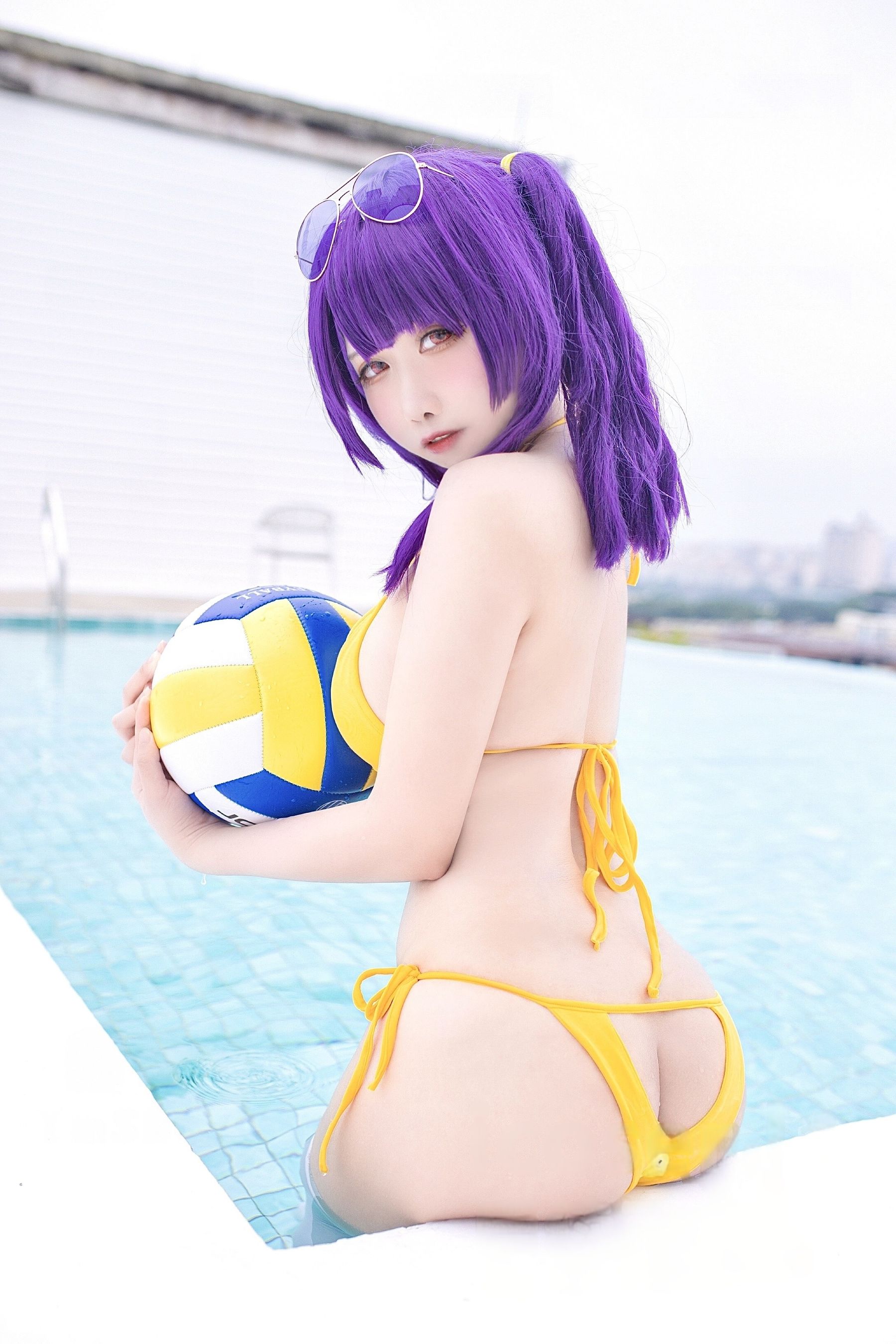 贞子蜜桃 - 碧蓝航线 波拉泳装/(23P)