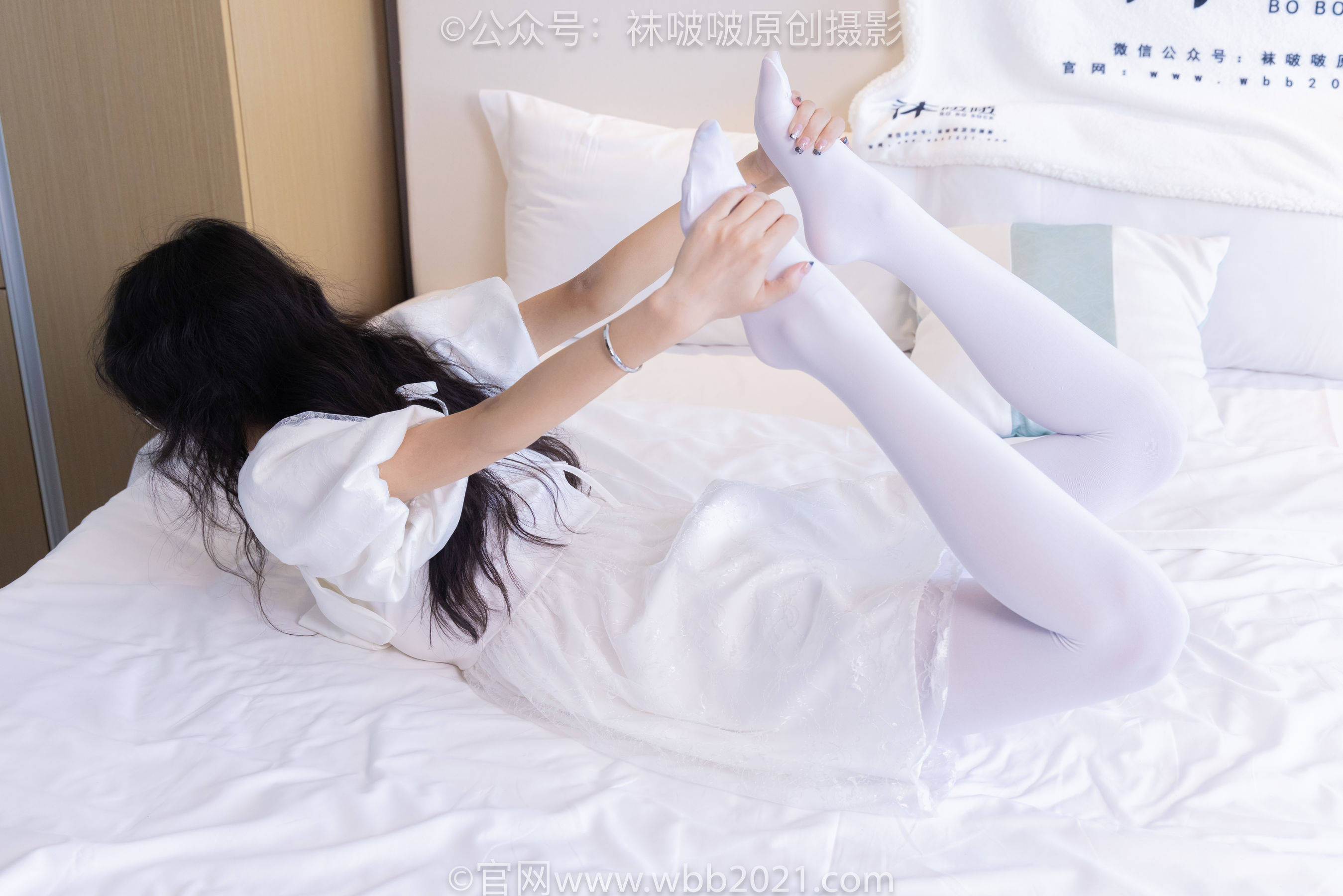 BoBoSocks袜啵啵 No.452 奶油 -平底鞋、帆布鞋、白棉袜、厚白丝、肉丝/(228P)