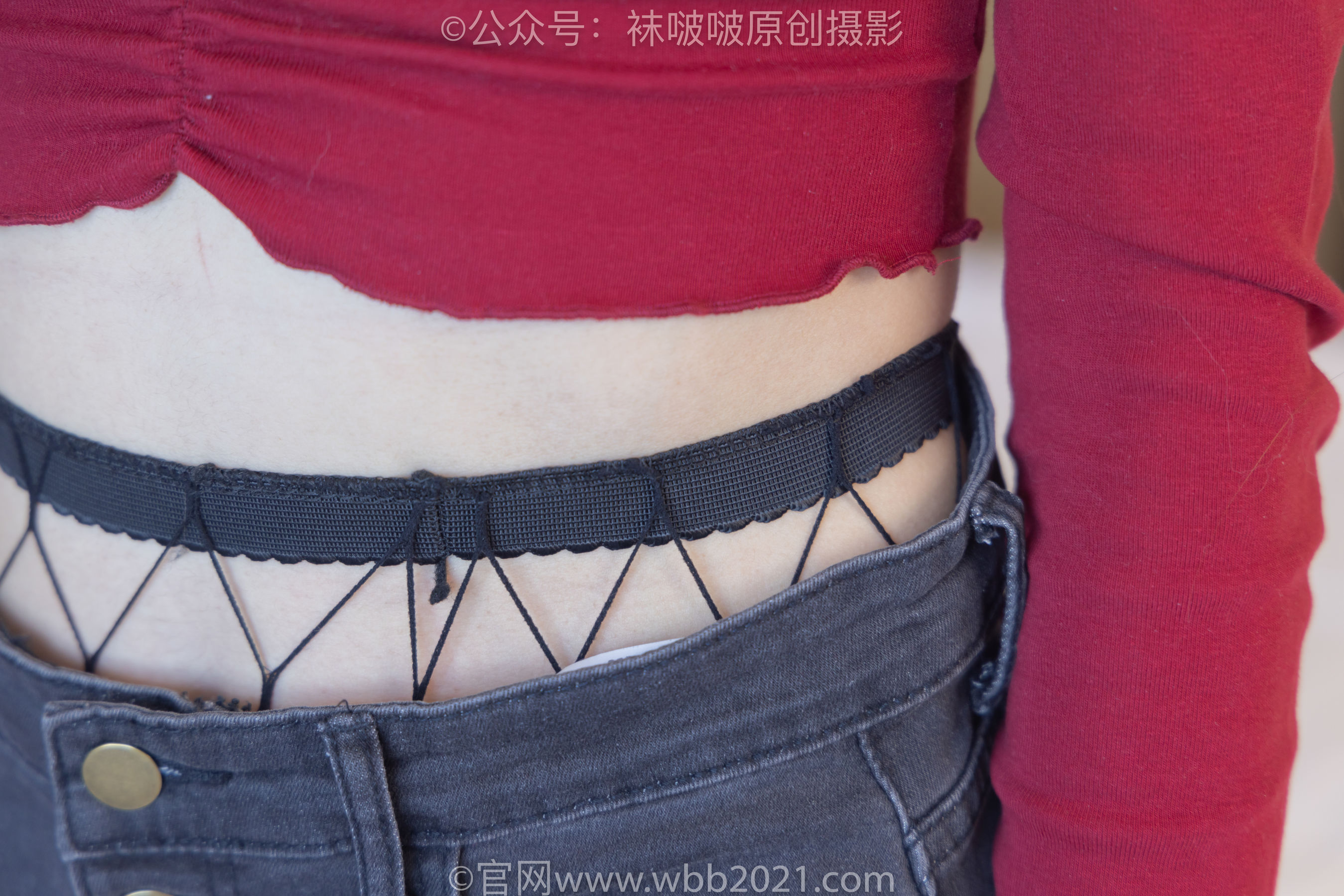 BoBoSocks袜啵啵 No.453 小甜豆 -帆布鞋、黑色渔网袜/(141P)