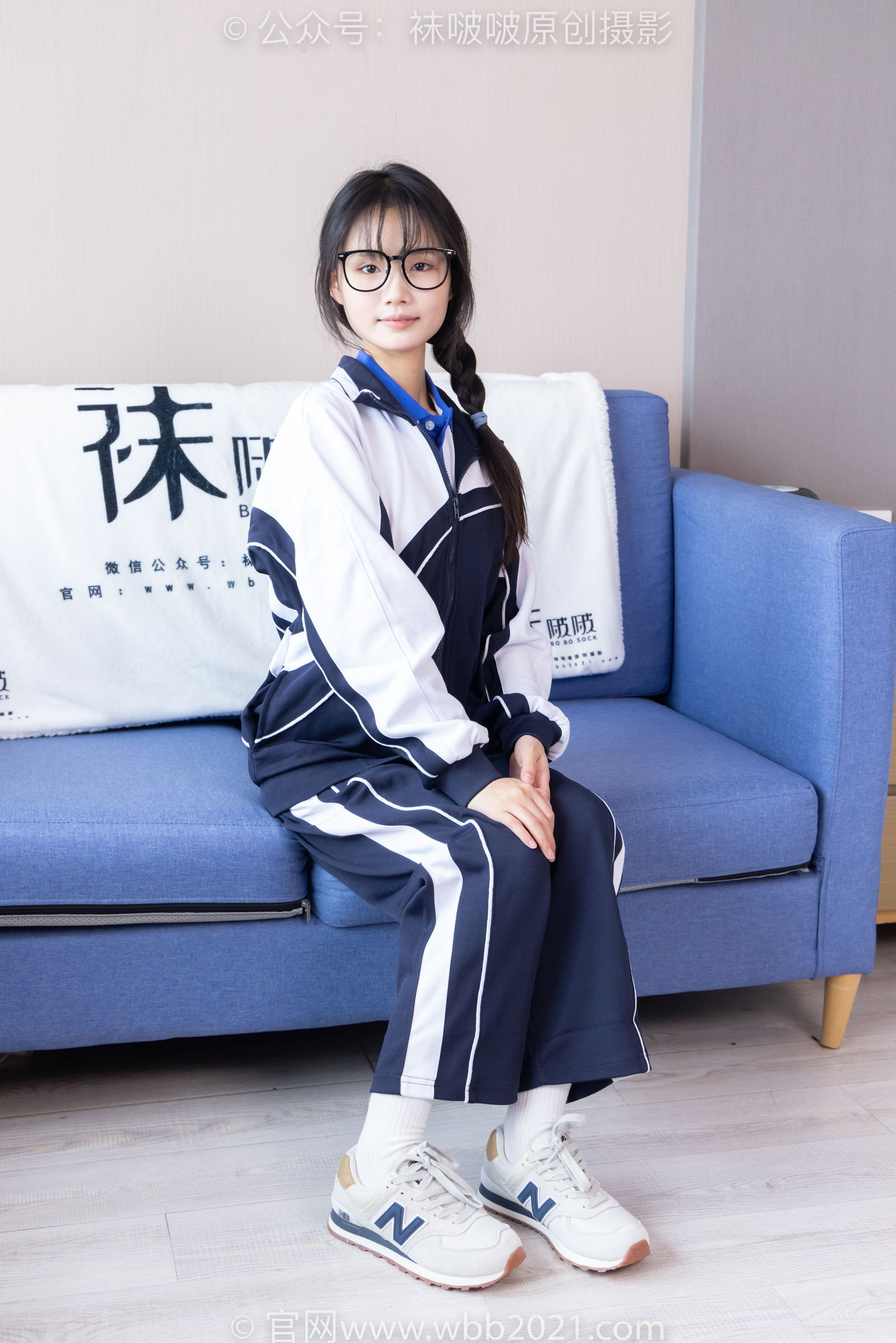 BoBoSocks袜啵啵 No.456 甜甜圈 -运动鞋、白棉袜、裸足、校服/(150P)