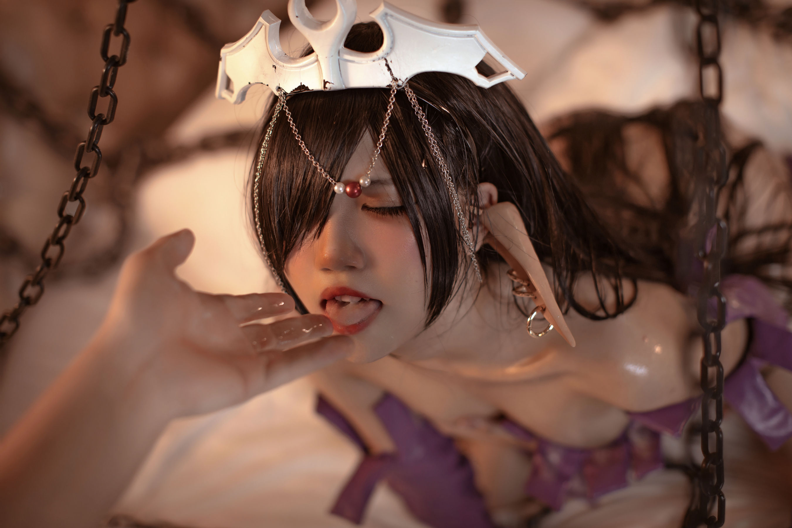 鬼马少女 阿薰kaOri - 黑獣 黑精灵女王奥利卡/(80P)