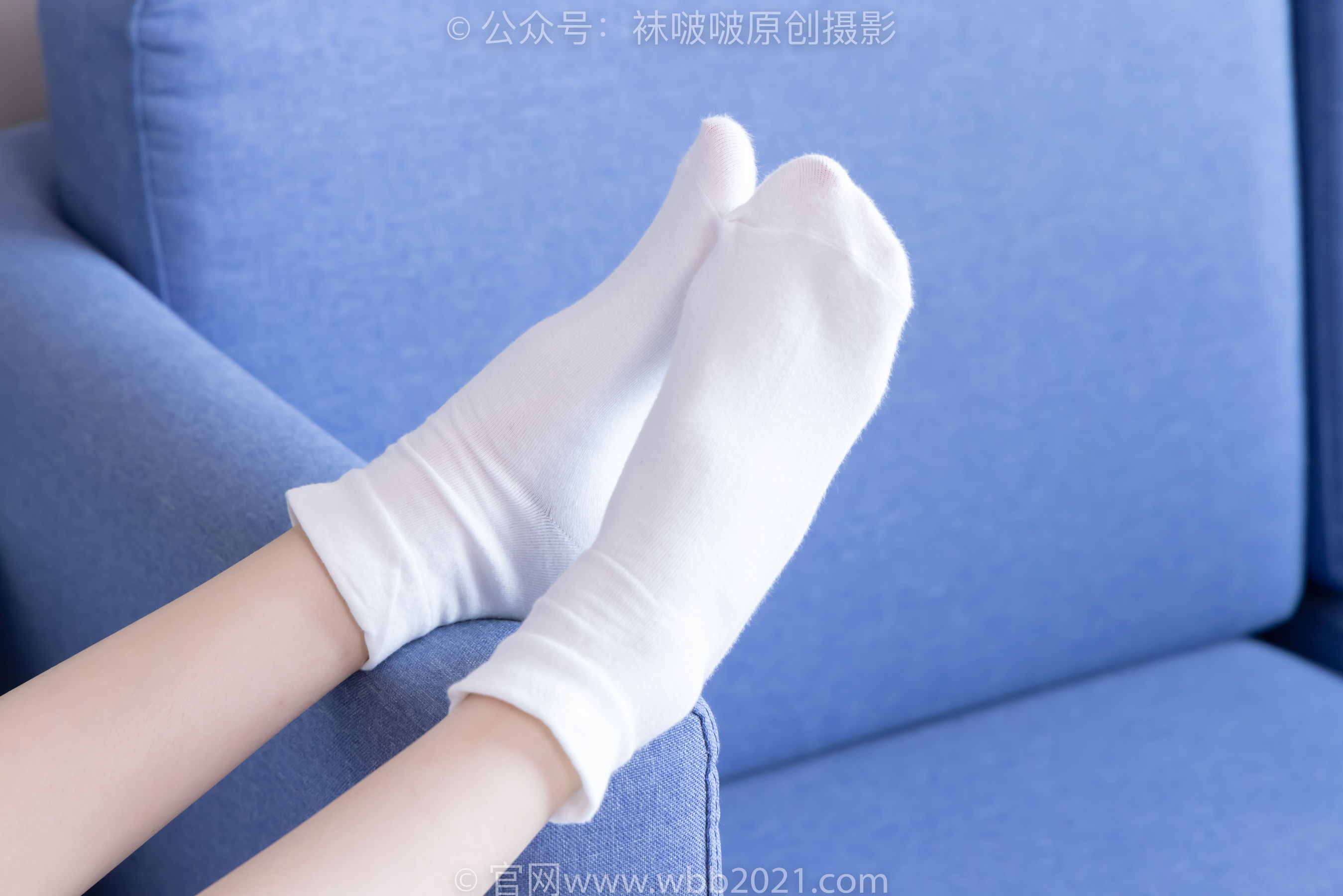 BoBoSocks袜啵啵 No.445 稚予 长靴、马丁短靴、黑丝、白棉袜/(145P)