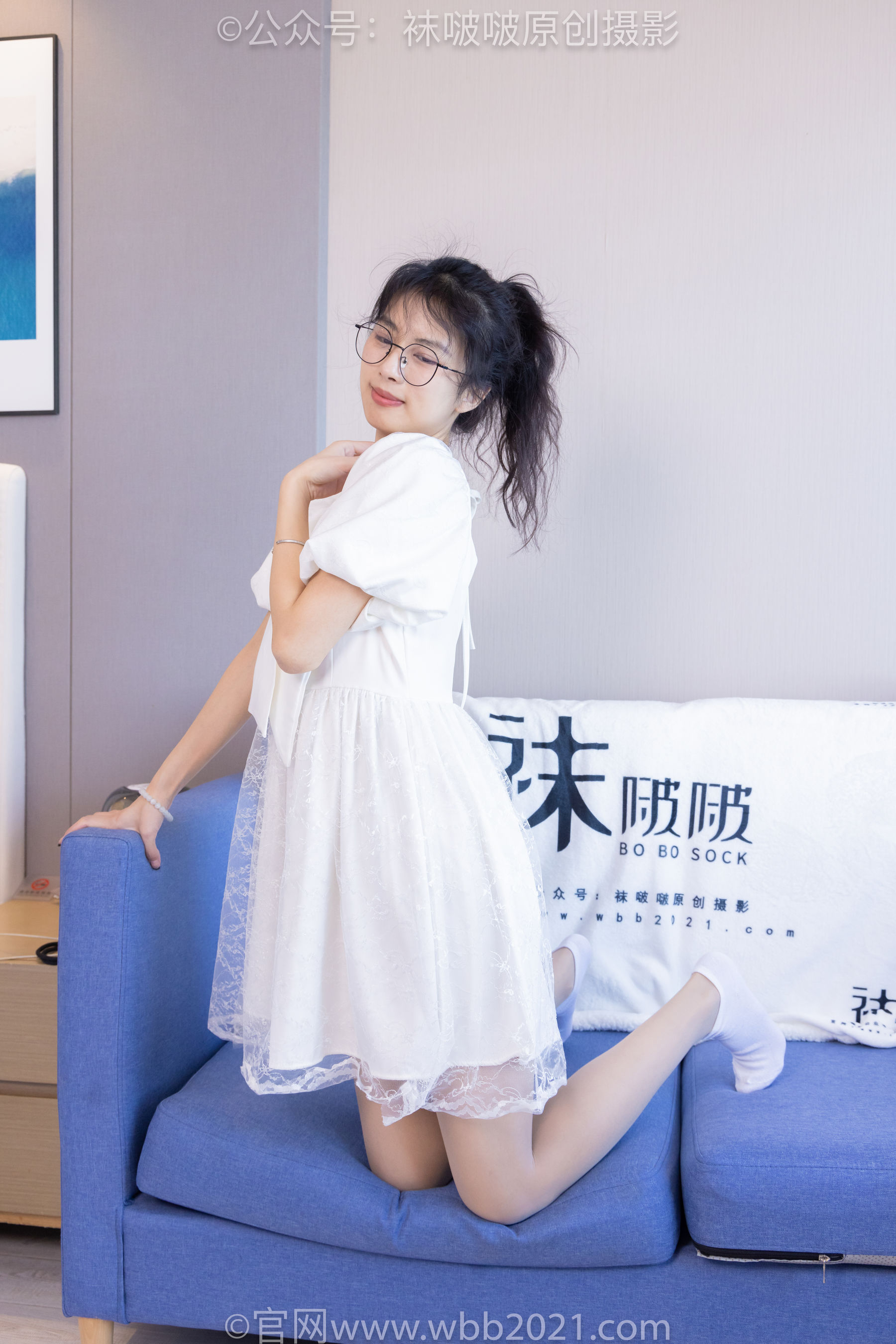 BoBoSocks袜啵啵 No.452 奶油 -平底鞋、帆布鞋、白棉袜、厚白丝、肉丝/(228P)