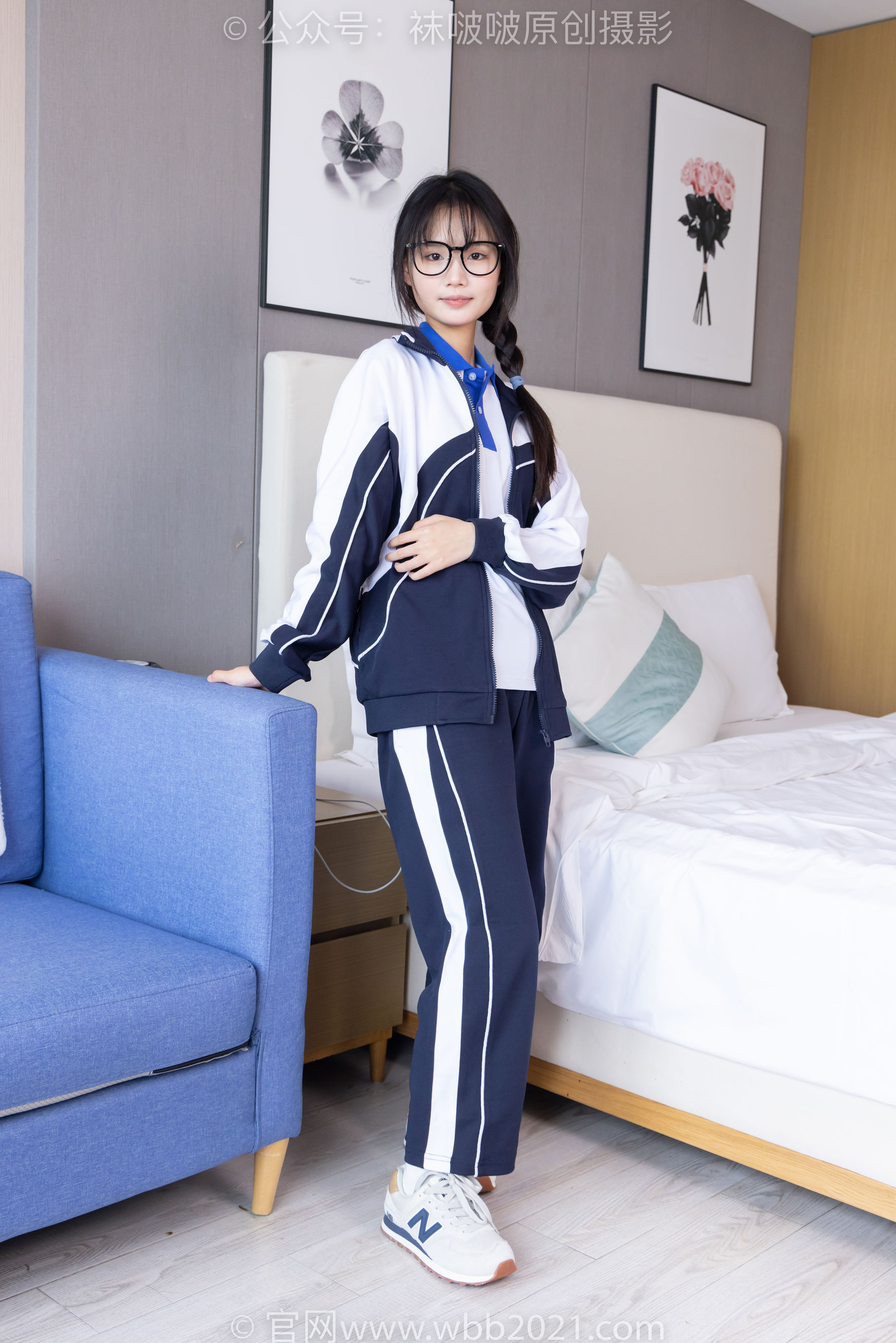 BoBoSocks袜啵啵 No.456 甜甜圈 -运动鞋、白棉袜、裸足、校服/(150P)