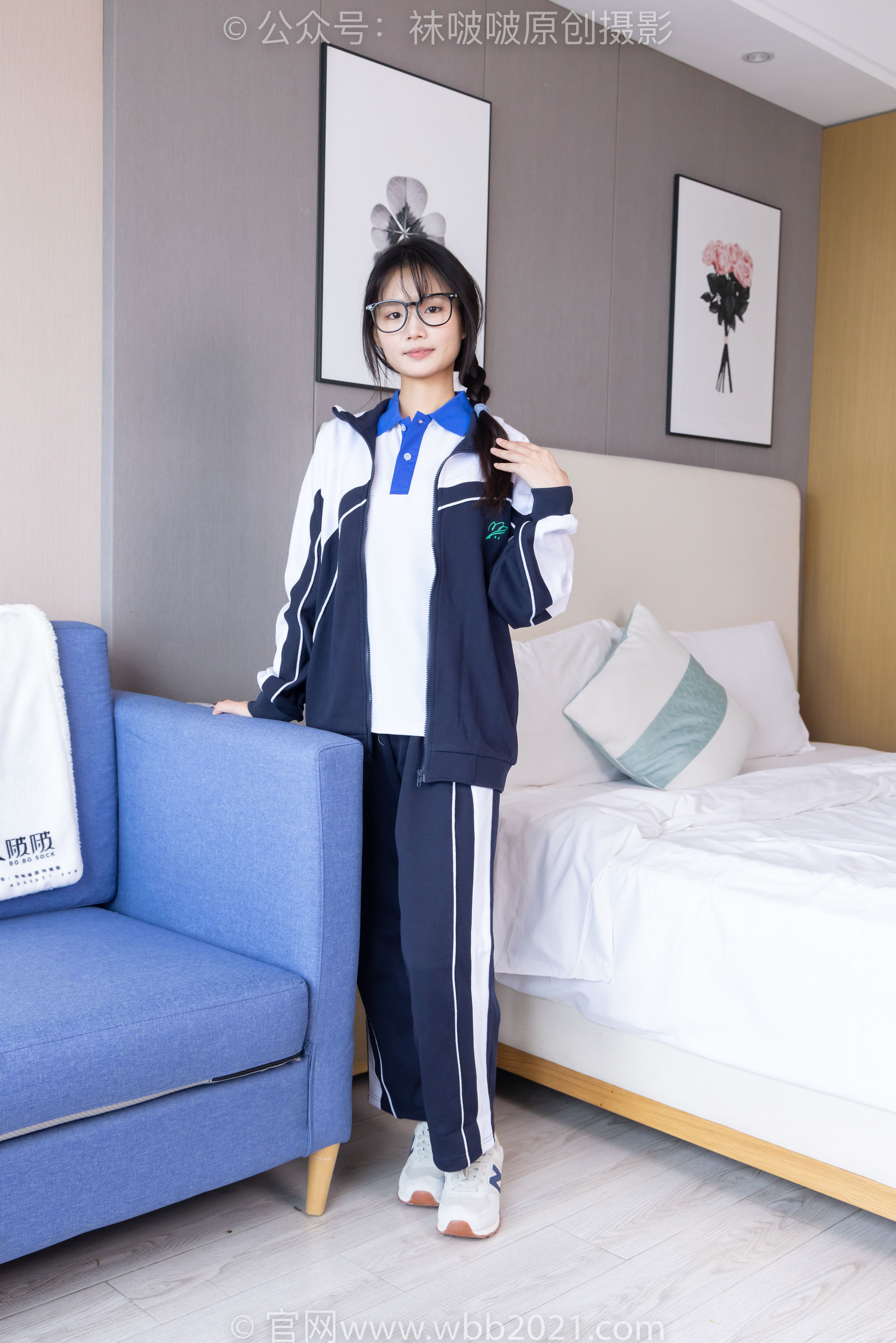 BoBoSocks袜啵啵 No.456 甜甜圈 -运动鞋、白棉袜、裸足、校服/(150P)