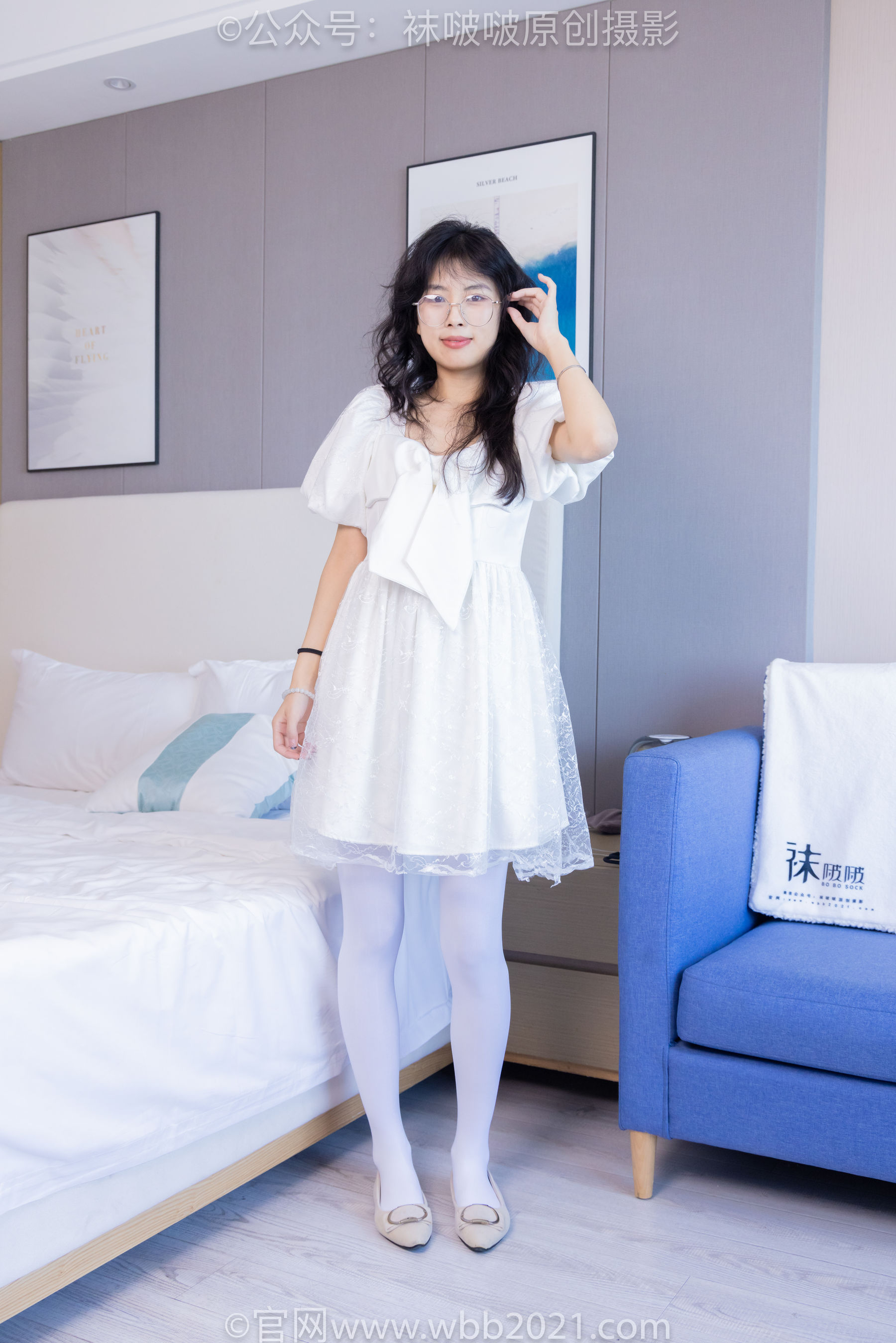 BoBoSocks袜啵啵 No.452 奶油 -平底鞋、帆布鞋、白棉袜、厚白丝、肉丝/(228P)