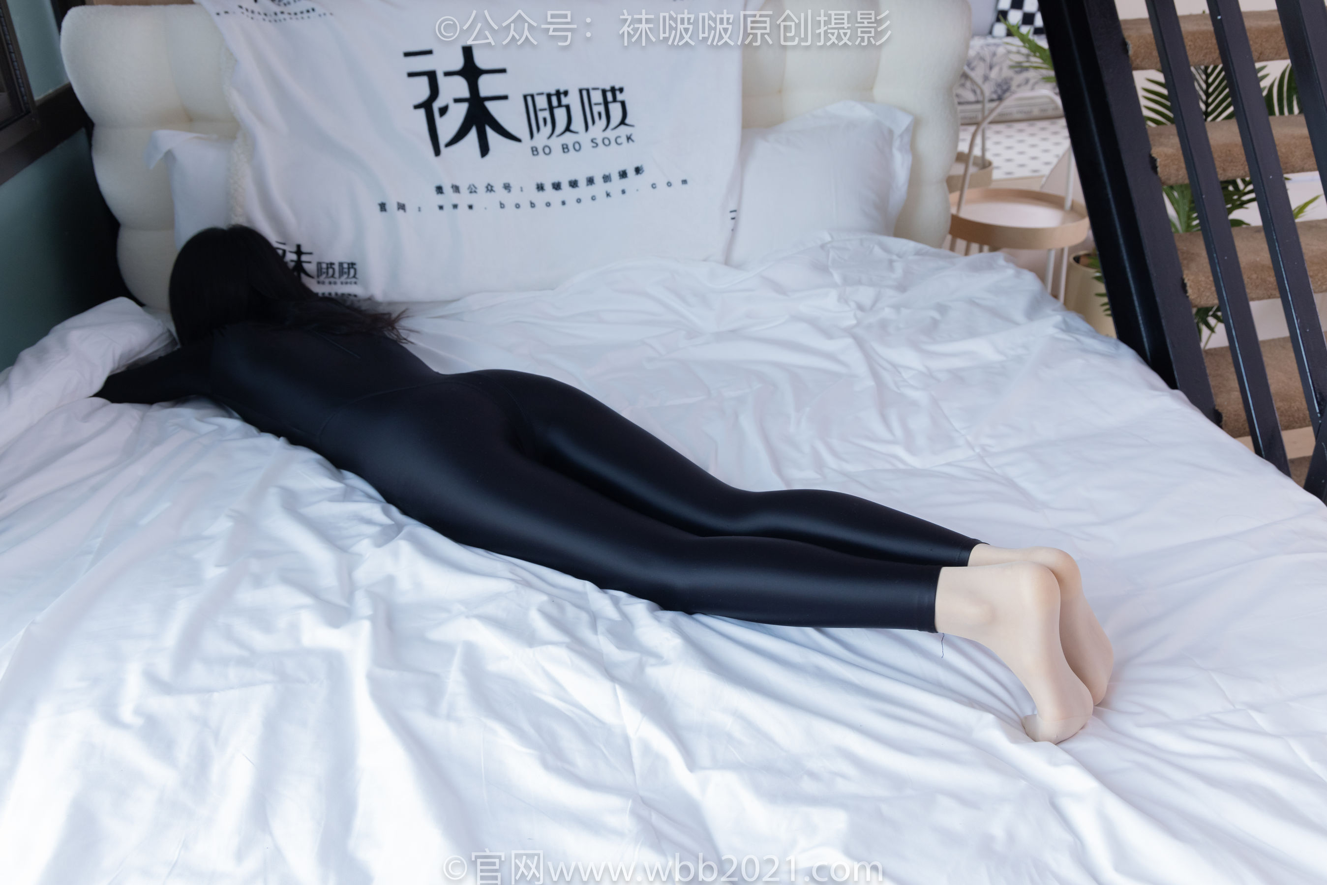 BoBoSocks袜啵啵 No.448 奶油 高跟长靴、肉丝、连体泳衣裤里丝/(209P)