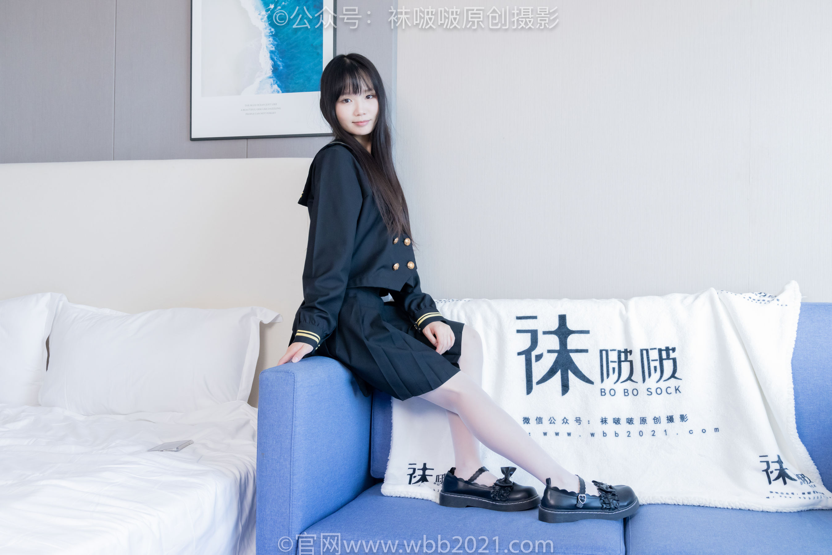 BoBoSocks袜啵啵 No.450 甜甜圈 皮鞋、白丝、裸足、裸足印泥踩脚印剧情/(142P)