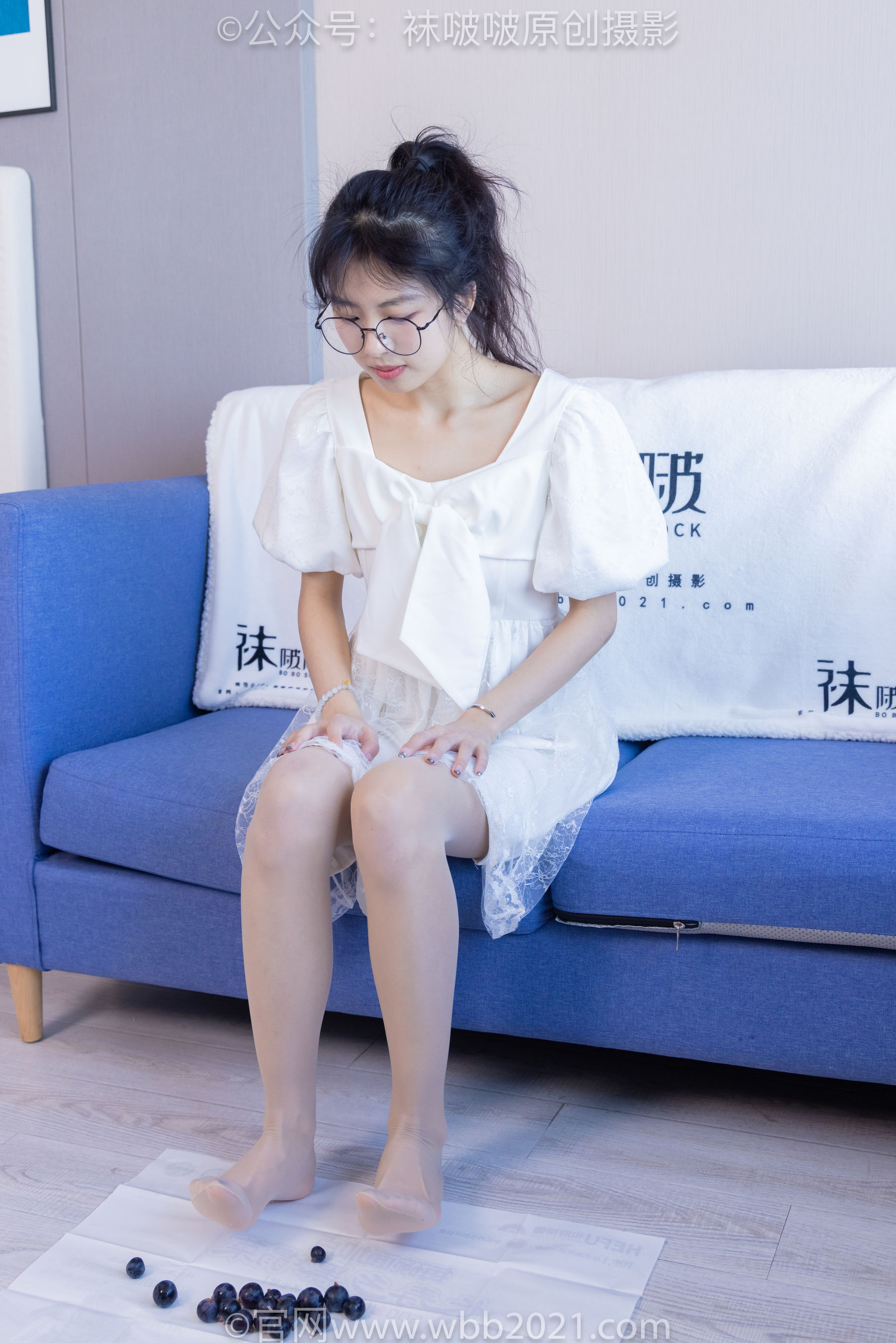 BoBoSocks袜啵啵 No.452 奶油 -平底鞋、帆布鞋、白棉袜、厚白丝、肉丝/(228P)