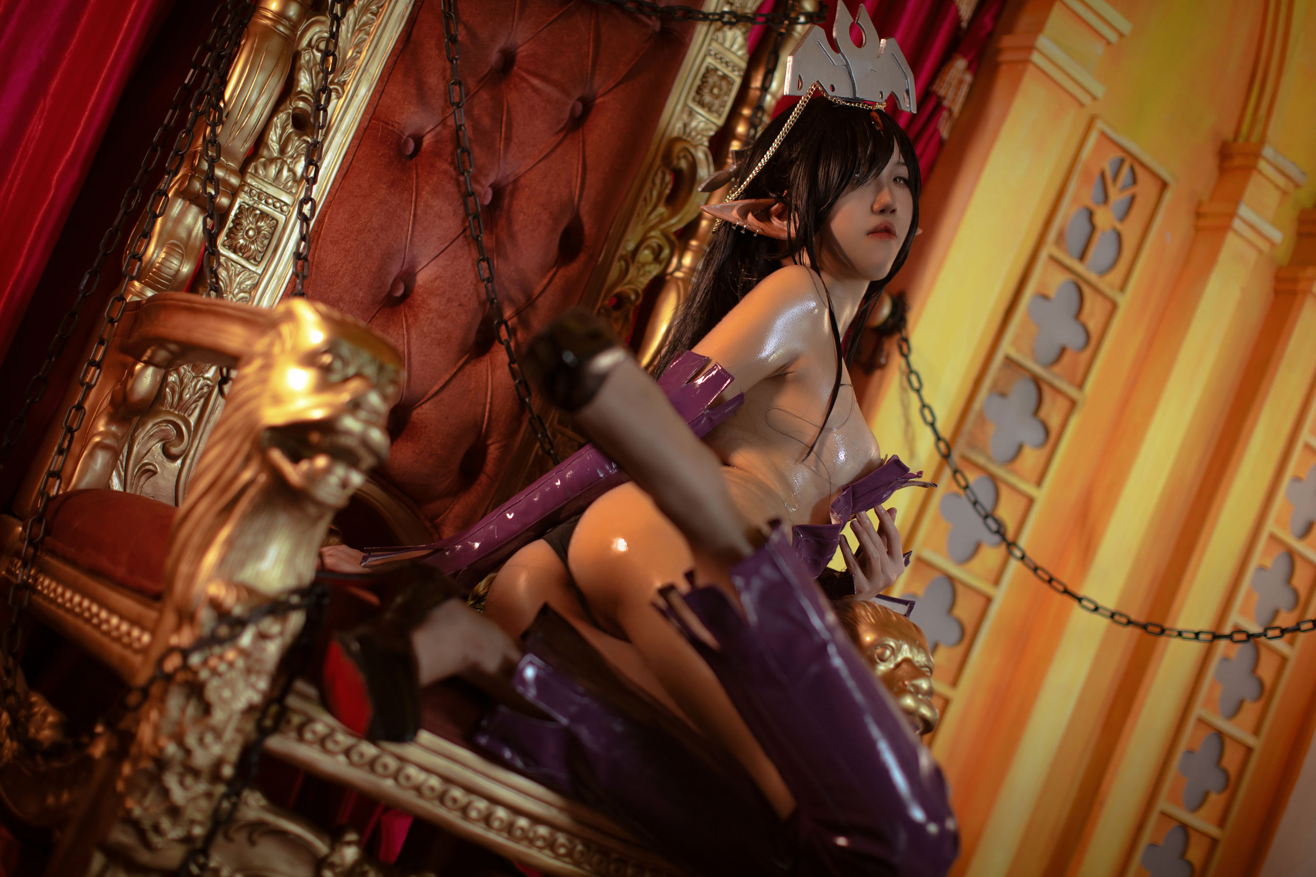 鬼马少女 阿薰kaOri - 黑獣 黑精灵女王奥利卡/(80P)