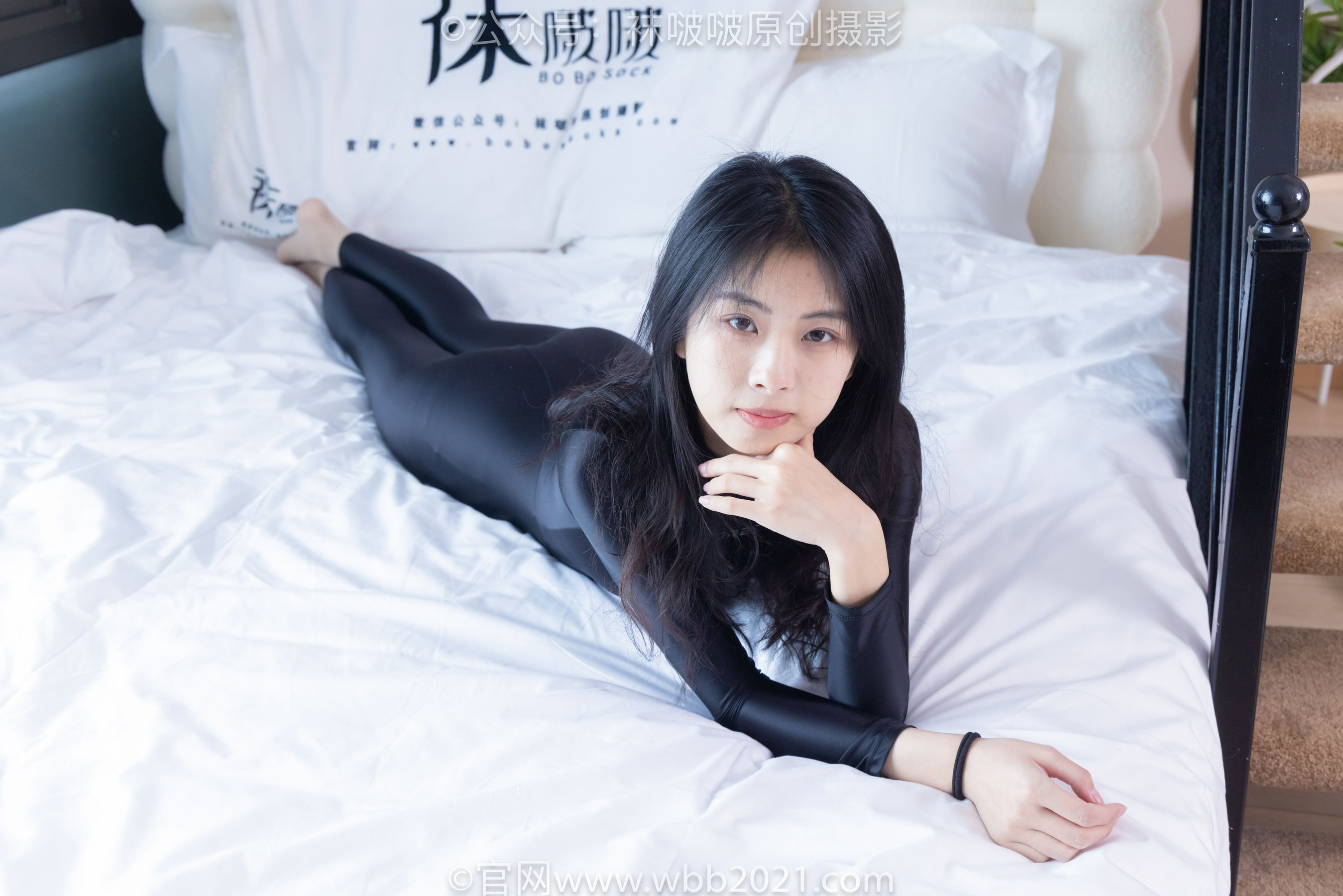 BoBoSocks袜啵啵 No.448 奶油 高跟长靴、肉丝、连体泳衣裤里丝/(209P)
