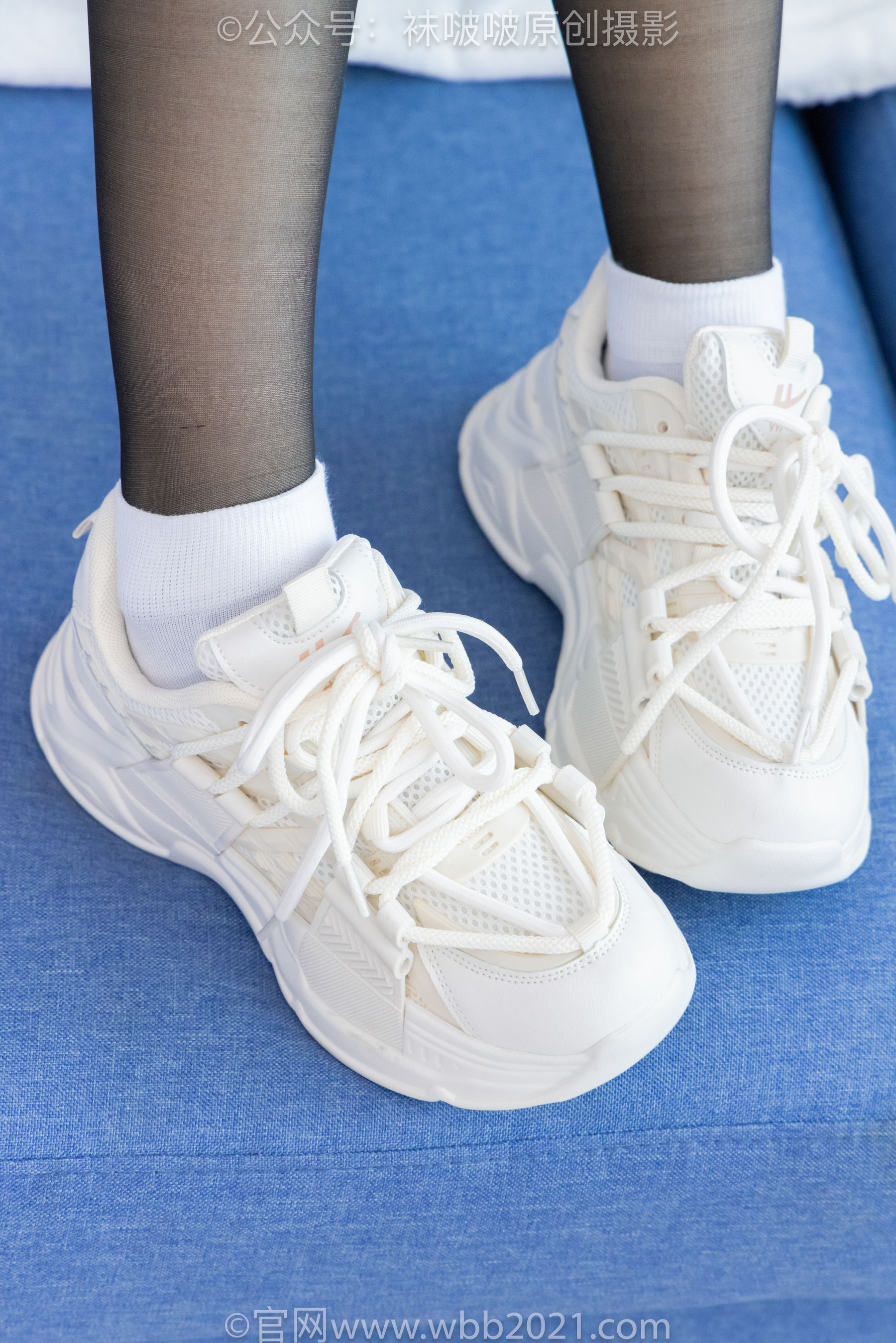 BoBoSocks袜啵啵 No.449 糯米 运动鞋、白棉袜、黑丝/(148P)