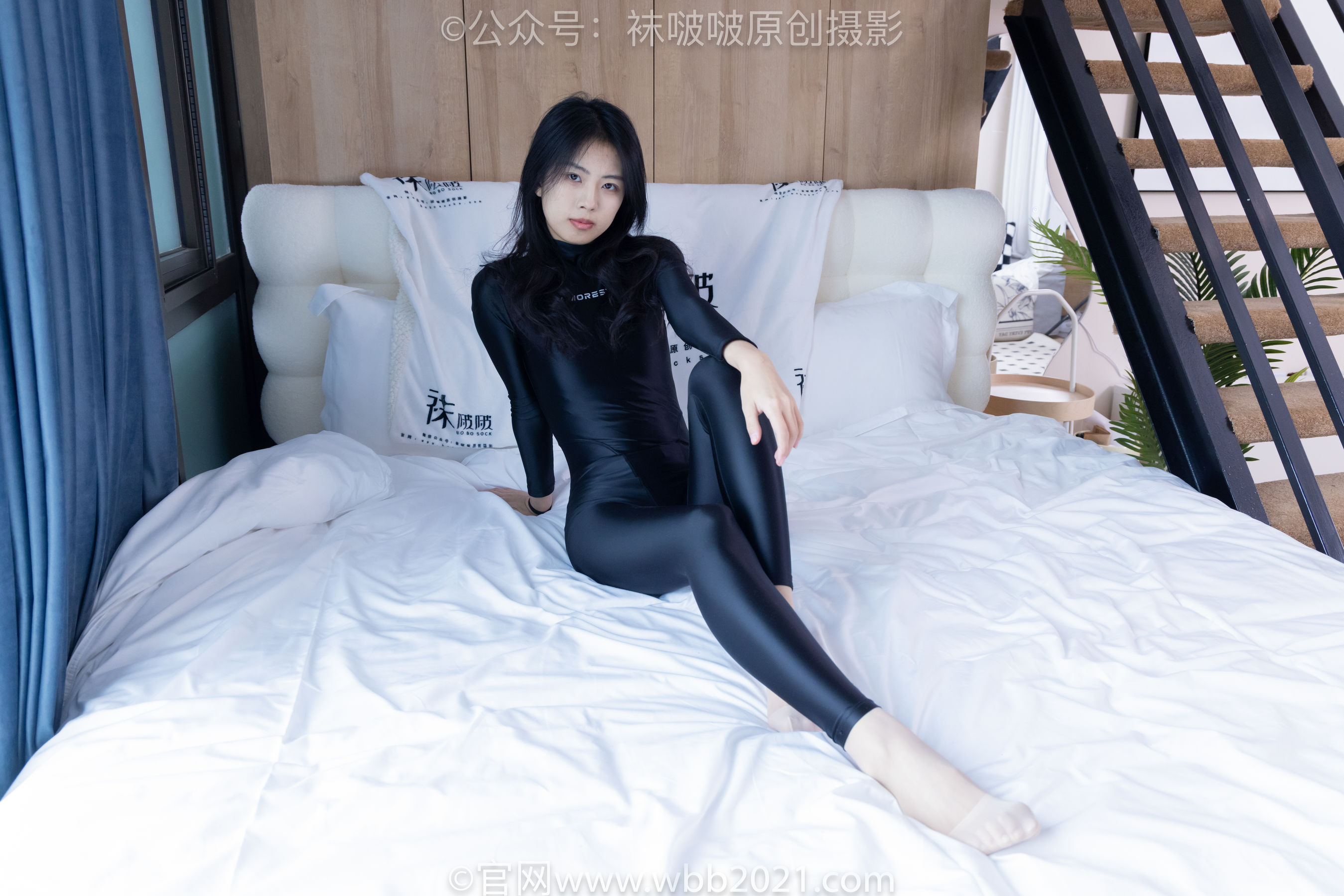 BoBoSocks袜啵啵 No.448 奶油 高跟长靴、肉丝、连体泳衣裤里丝/(209P)