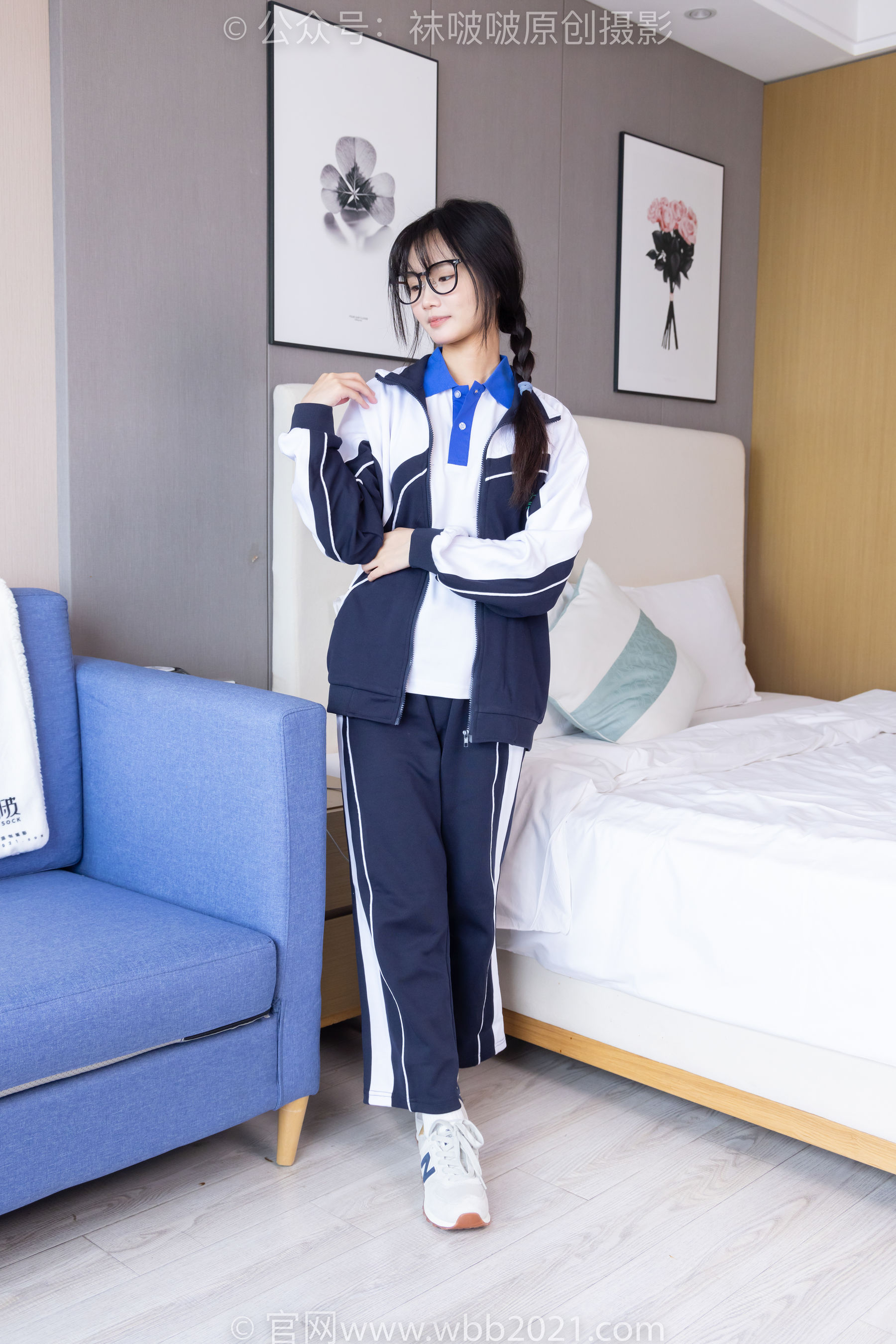 BoBoSocks袜啵啵 No.456 甜甜圈 -运动鞋、白棉袜、裸足、校服/(150P)