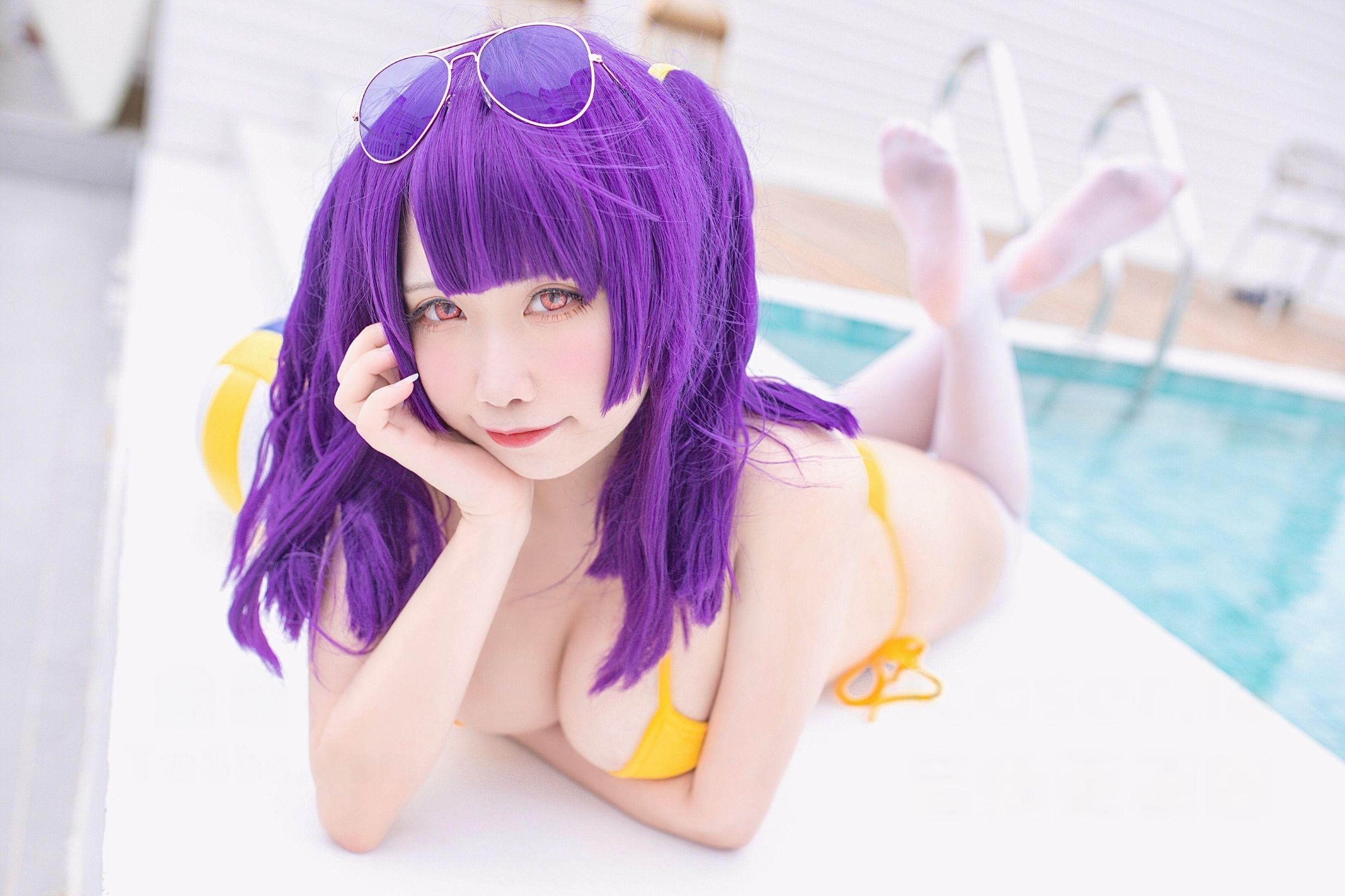 贞子蜜桃 - 碧蓝航线 波拉泳装/(23P)