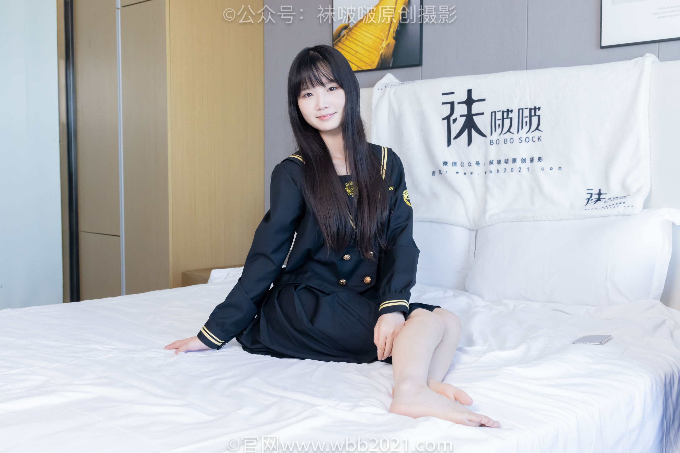 BoBoSocks袜啵啵 No.450 甜甜圈 皮鞋、白丝、裸足、裸足印泥踩脚印剧情/(142P)