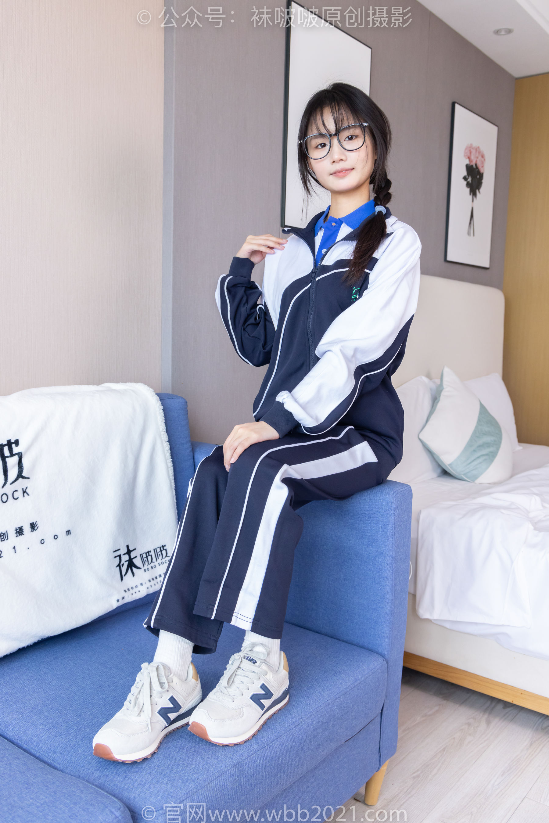 BoBoSocks袜啵啵 No.456 甜甜圈 -运动鞋、白棉袜、裸足、校服/(150P)