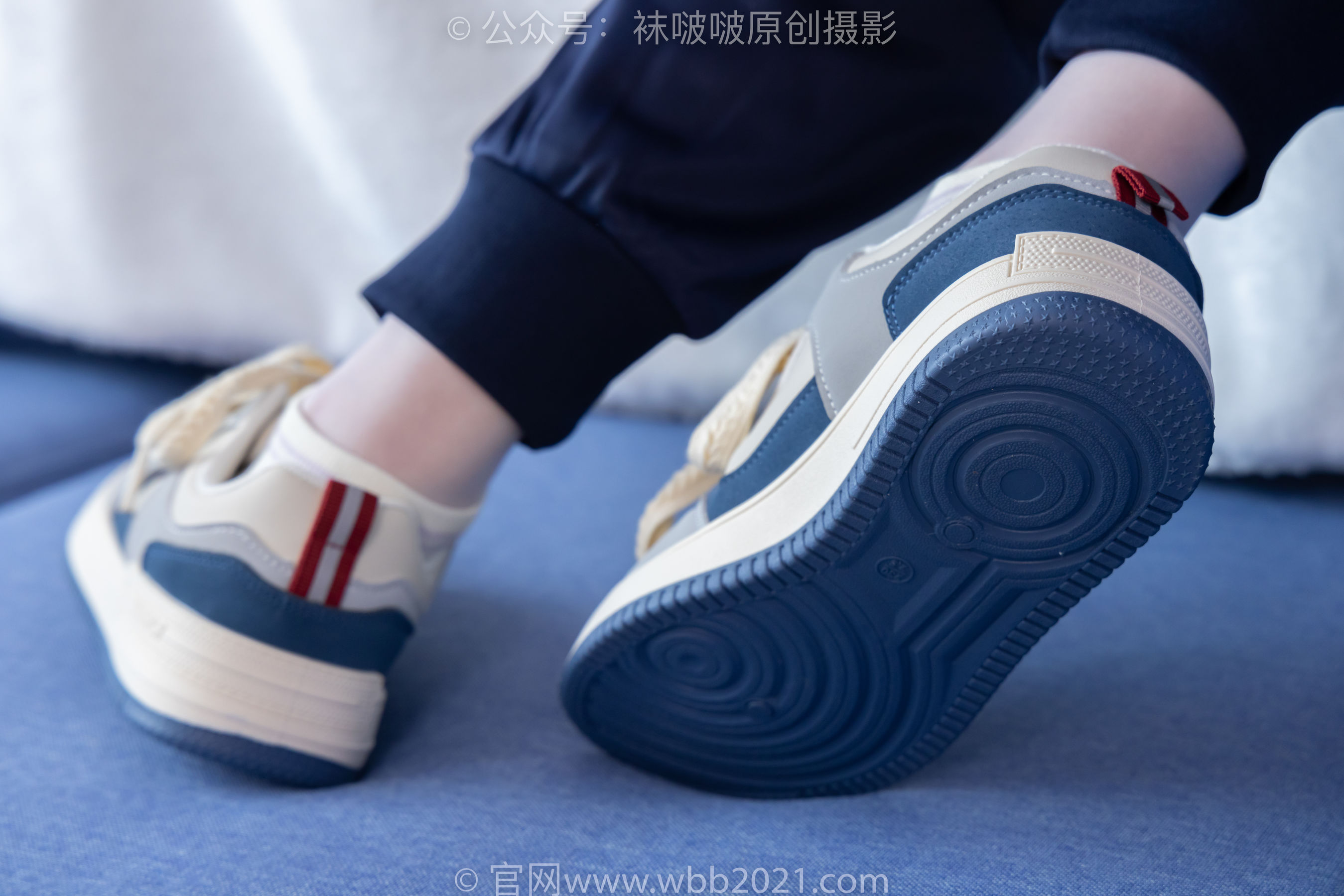 BoBoSocks袜啵啵 No.446 甜甜圈 板鞋、白棉袜、白丝、校服裤里丝/(150P)