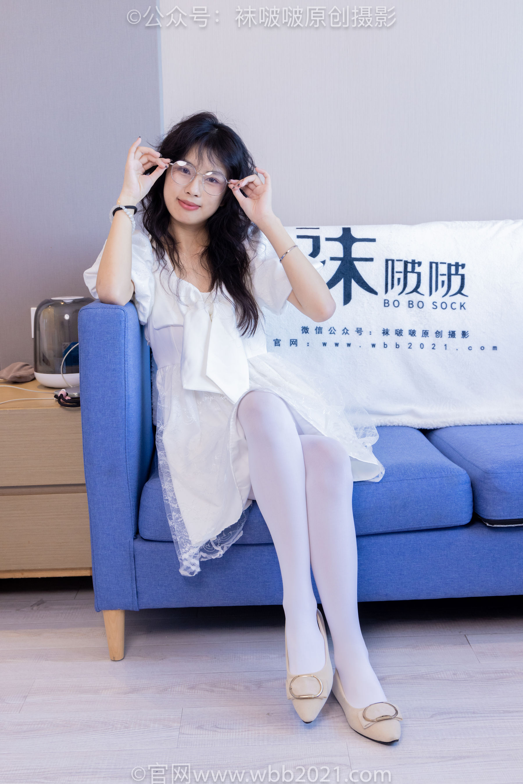 BoBoSocks袜啵啵 No.452 奶油 -平底鞋、帆布鞋、白棉袜、厚白丝、肉丝/(228P)