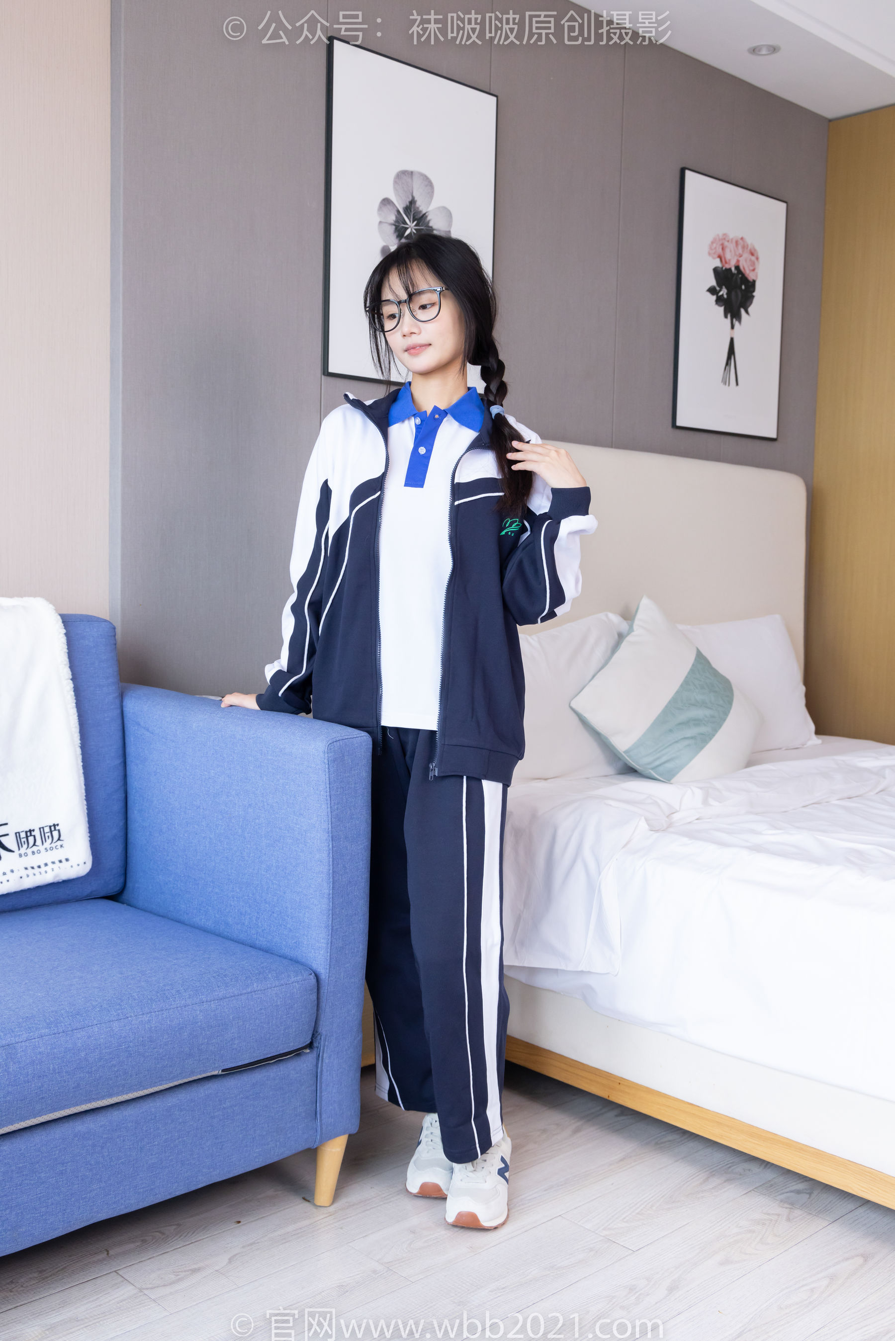 BoBoSocks袜啵啵 No.456 甜甜圈 -运动鞋、白棉袜、裸足、校服/(150P)