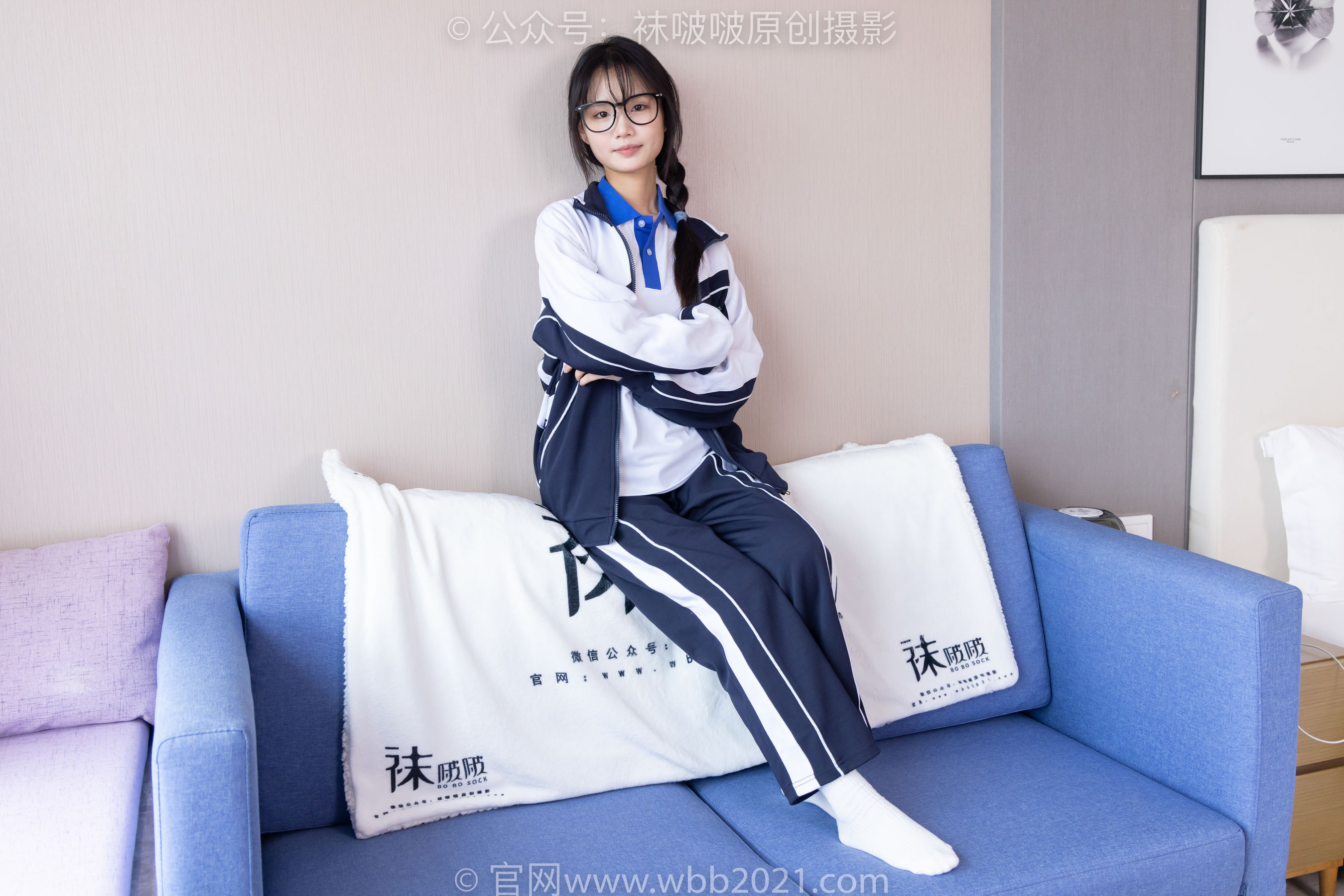 BoBoSocks袜啵啵 No.456 甜甜圈 -运动鞋、白棉袜、裸足、校服/(150P)