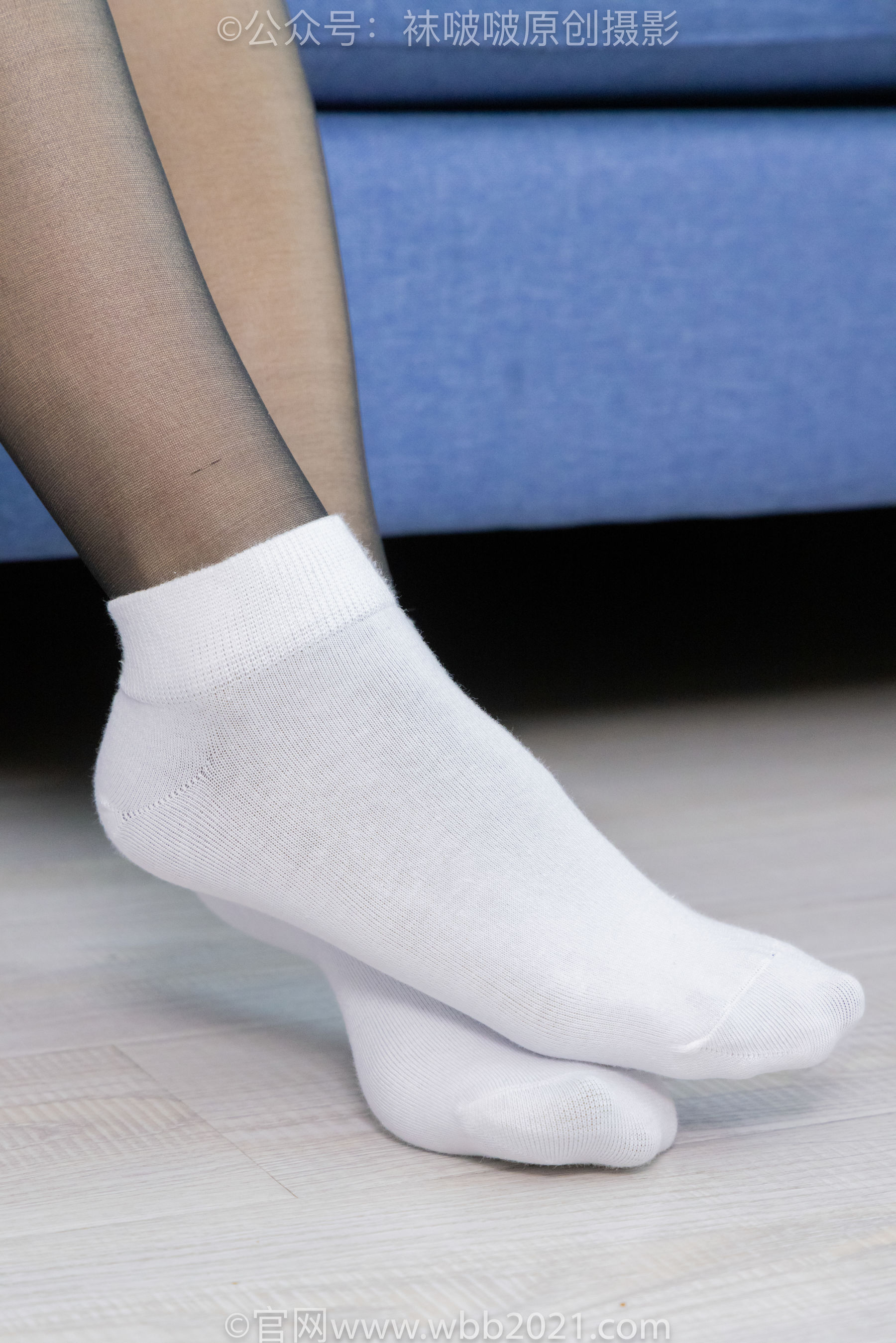 BoBoSocks袜啵啵 No.449 糯米 运动鞋、白棉袜、黑丝/(148P)