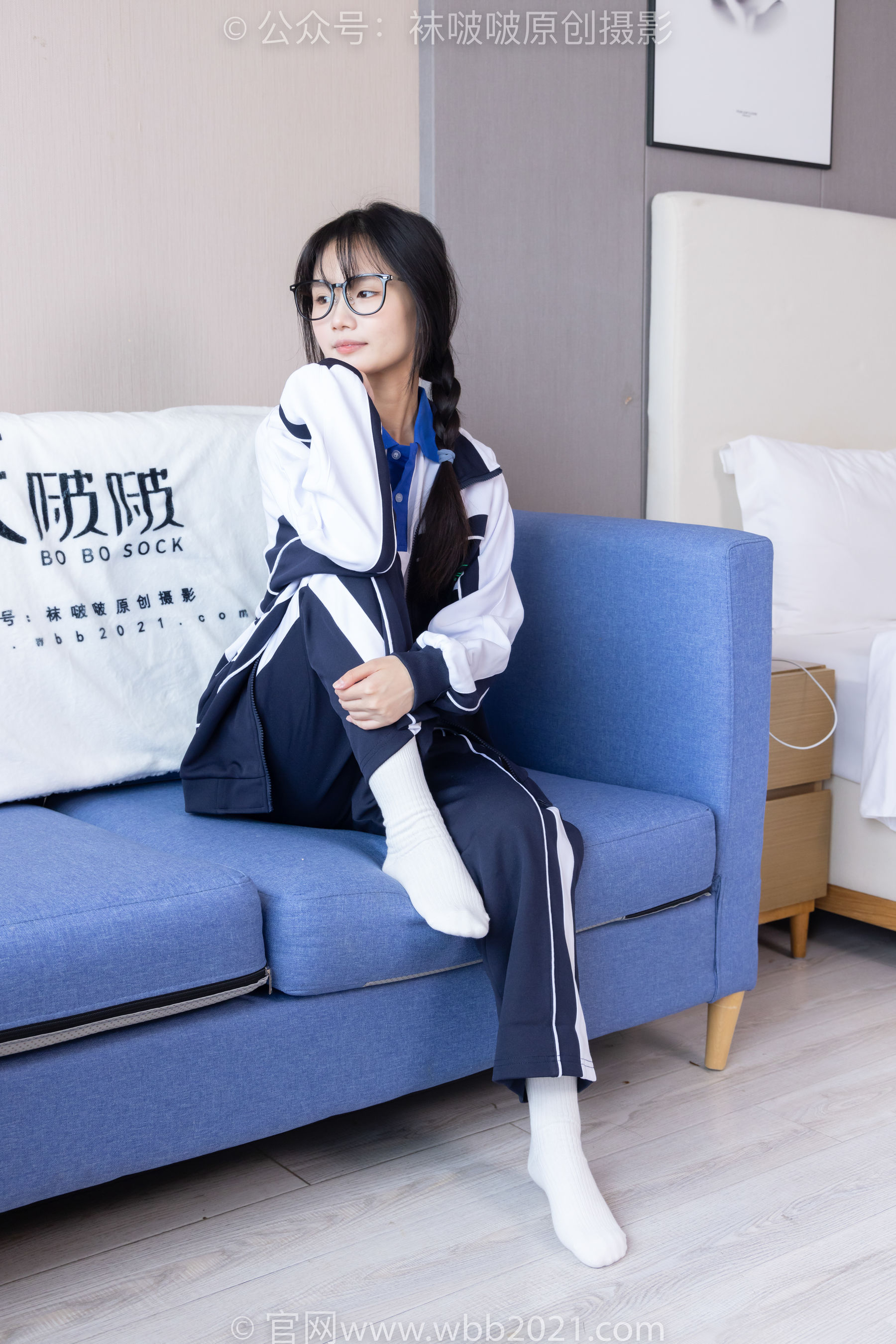 BoBoSocks袜啵啵 No.456 甜甜圈 -运动鞋、白棉袜、裸足、校服/(150P)