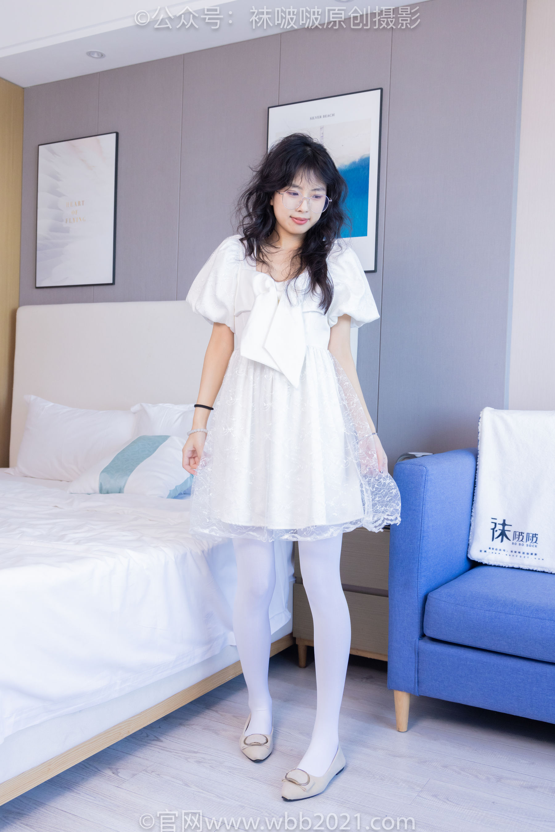 BoBoSocks袜啵啵 No.452 奶油 -平底鞋、帆布鞋、白棉袜、厚白丝、肉丝/(228P)