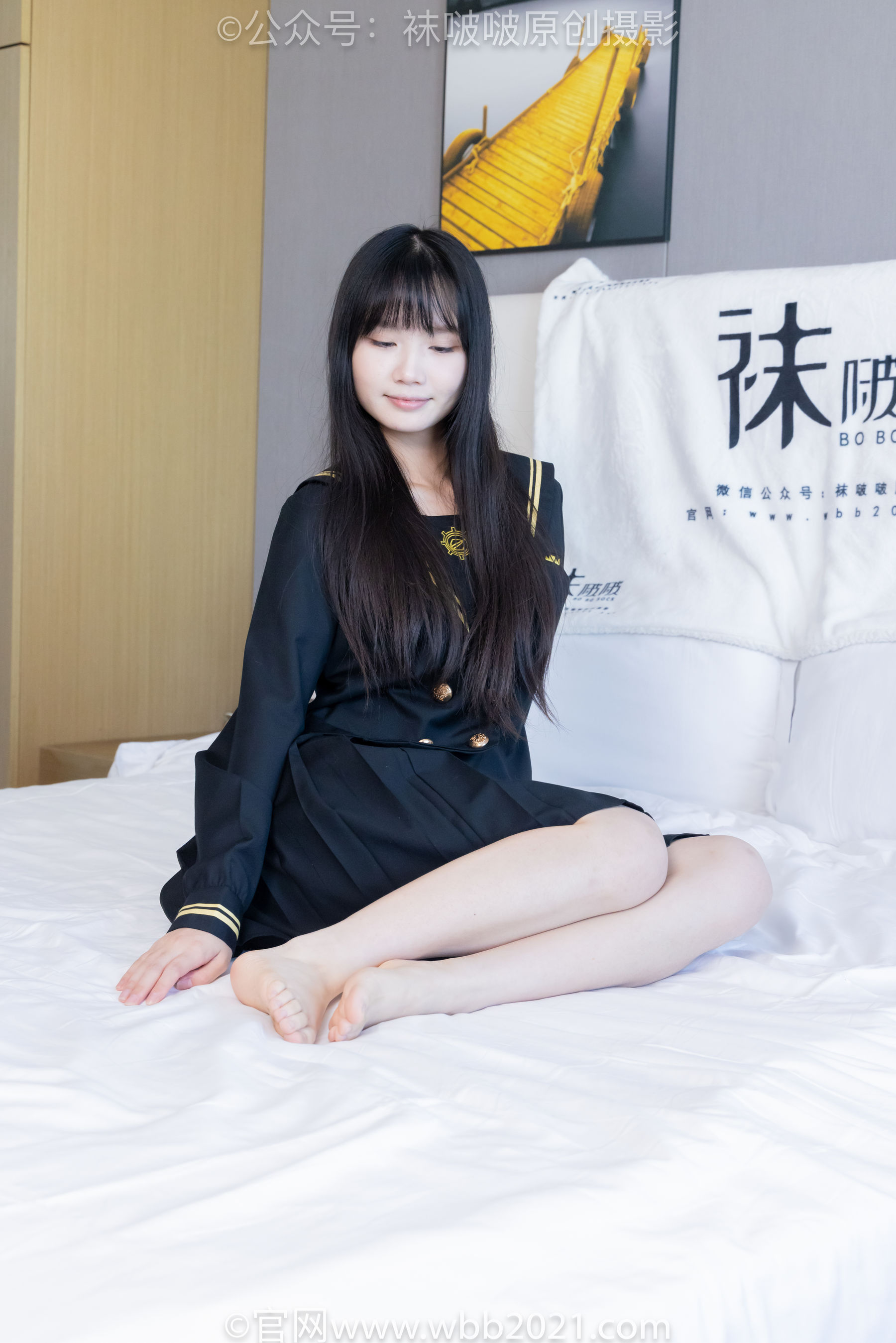 BoBoSocks袜啵啵 No.450 甜甜圈 皮鞋、白丝、裸足、裸足印泥踩脚印剧情/(142P)