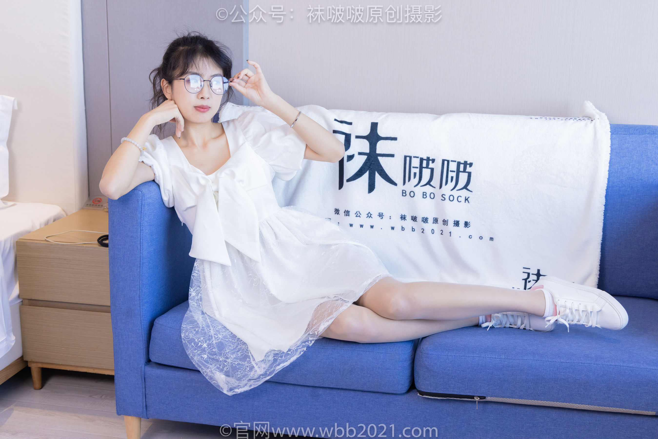 BoBoSocks袜啵啵 No.452 奶油 -平底鞋、帆布鞋、白棉袜、厚白丝、肉丝/(228P)