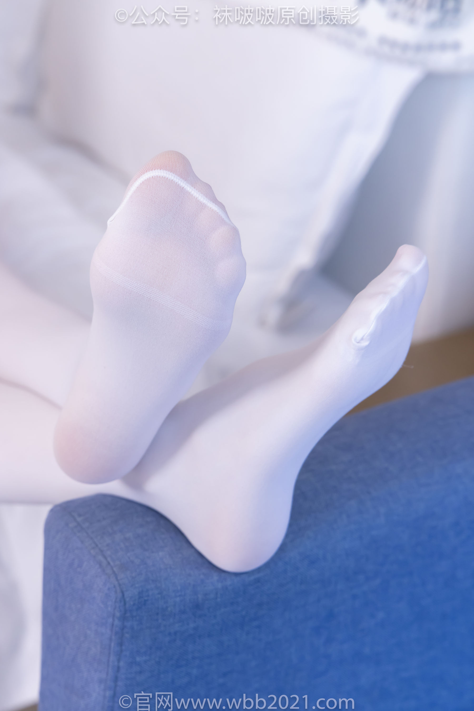 BoBoSocks袜啵啵 No.451 稚予 -旗袍、高跟鞋、白色过膝厚白丝/(145P)